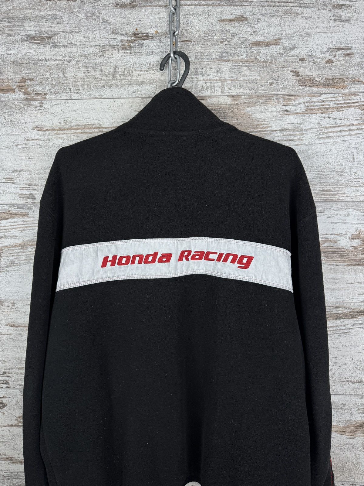 Honda Mens Vintage Honda Racing fleece jacket olympic full zip Size US XL / EU 56 / 4 - 18 Thumbnail