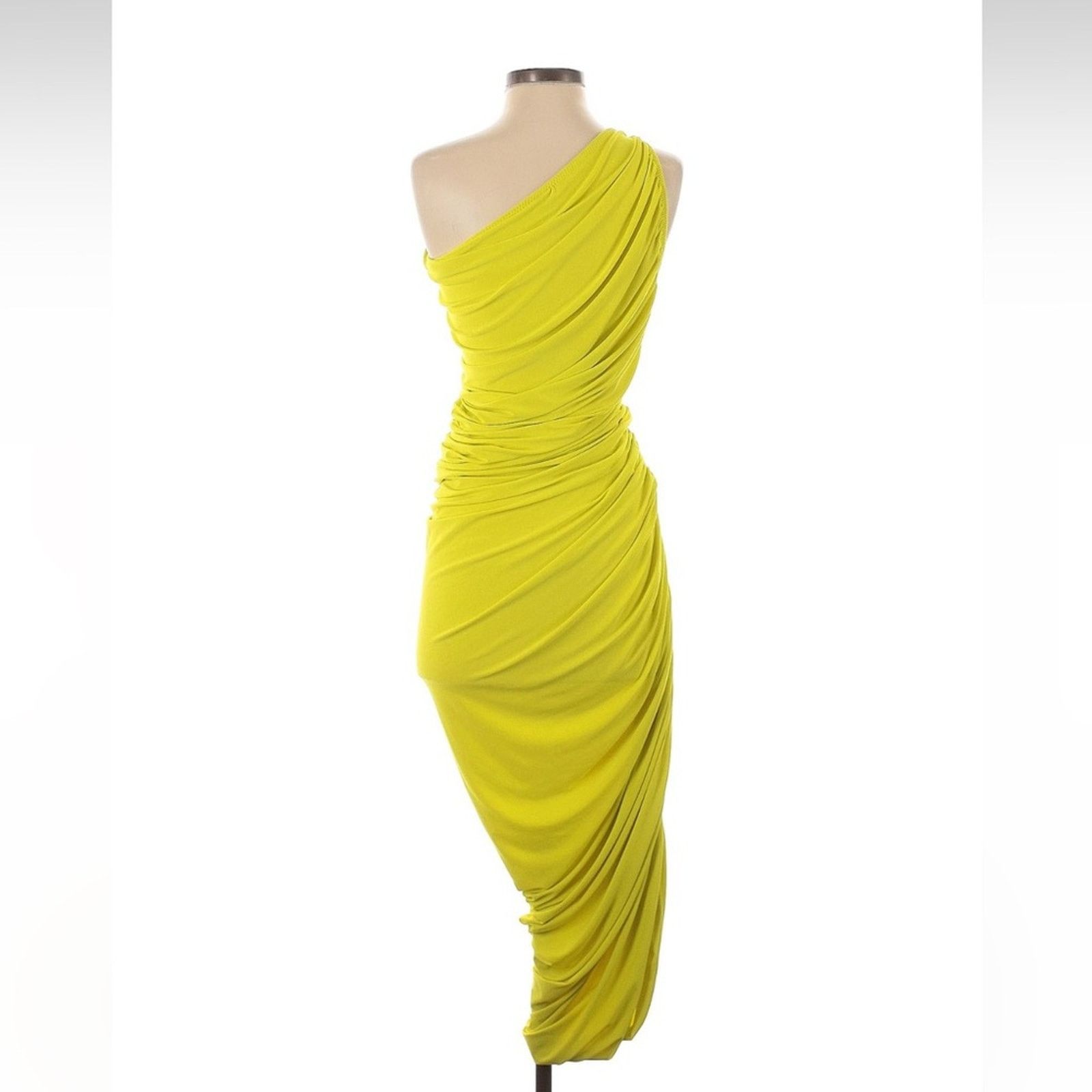 Norma Kamali Diana Gown - Size XS - Starfruit Yellow