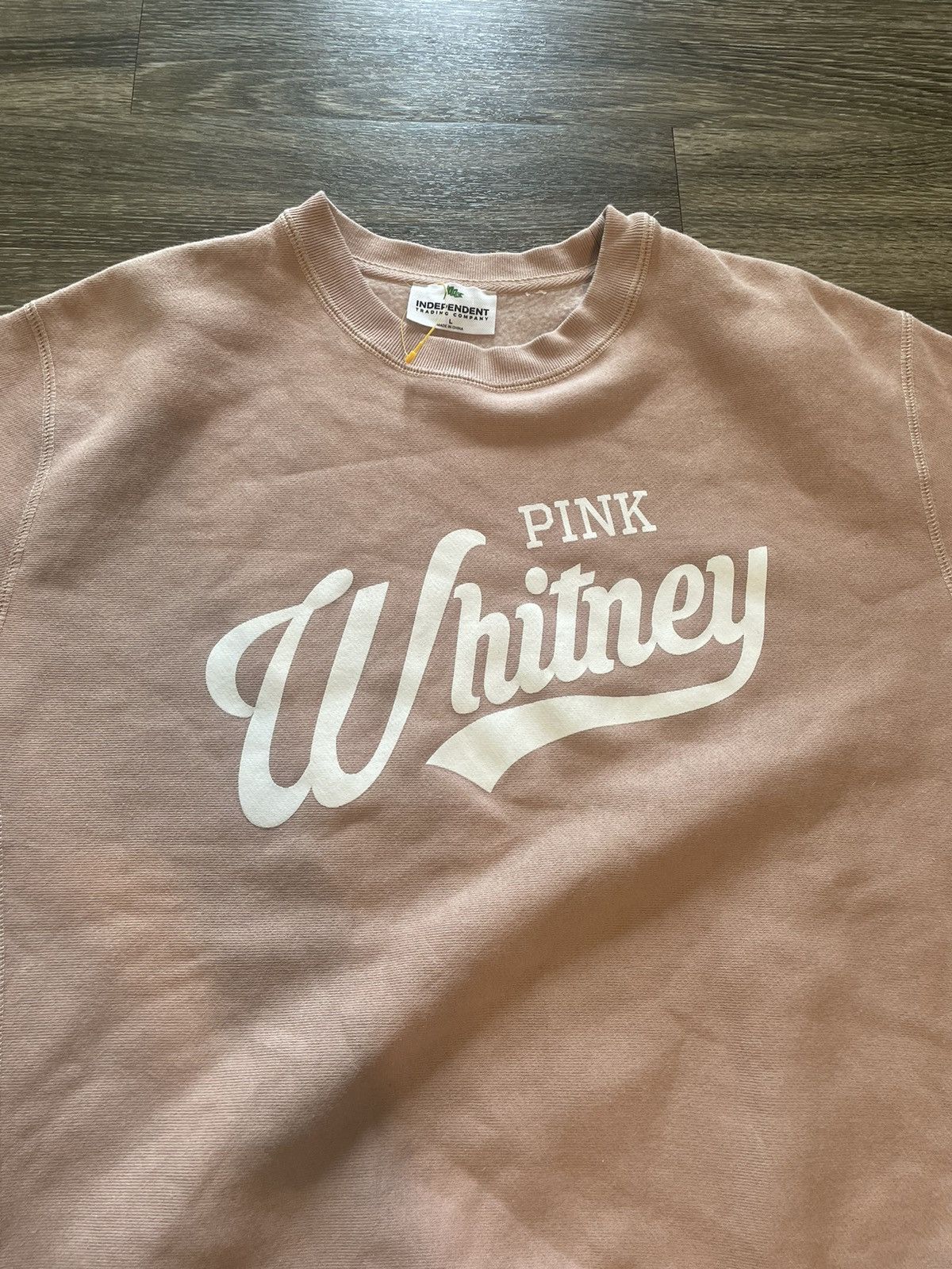 Japanese Brand Pink Whitney Barstool Sweater Size US L / EU 52-54 / 3 - 4 Thumbnail