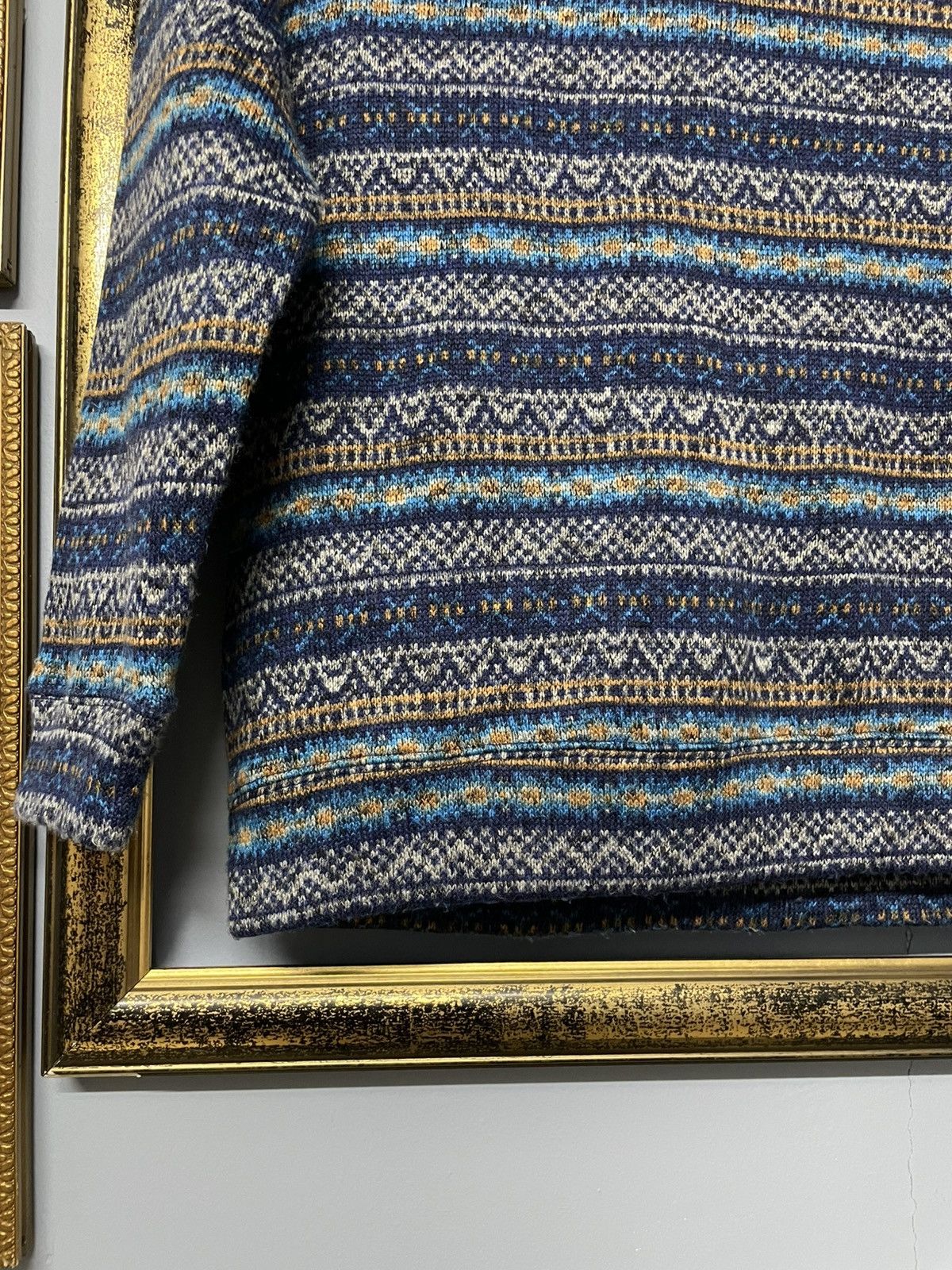 Kansai Yamamoto Vintage 90s Japan Designer Kansai Yamamoto Navajo Sweatshirt Size US M / EU 48-50 / 2 - 5 Thumbnail