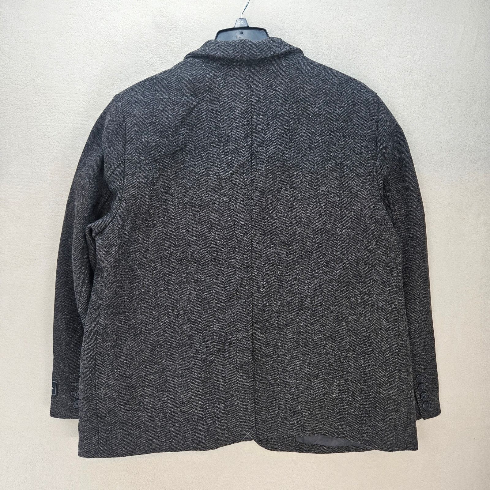 Levi's LEVI'S WOMEN'S XL GRAY WOOL HERRINGBONE BLAZER JACKET NWT Size XL / US 12-14 / IT 48-50 - 6 Thumbnail