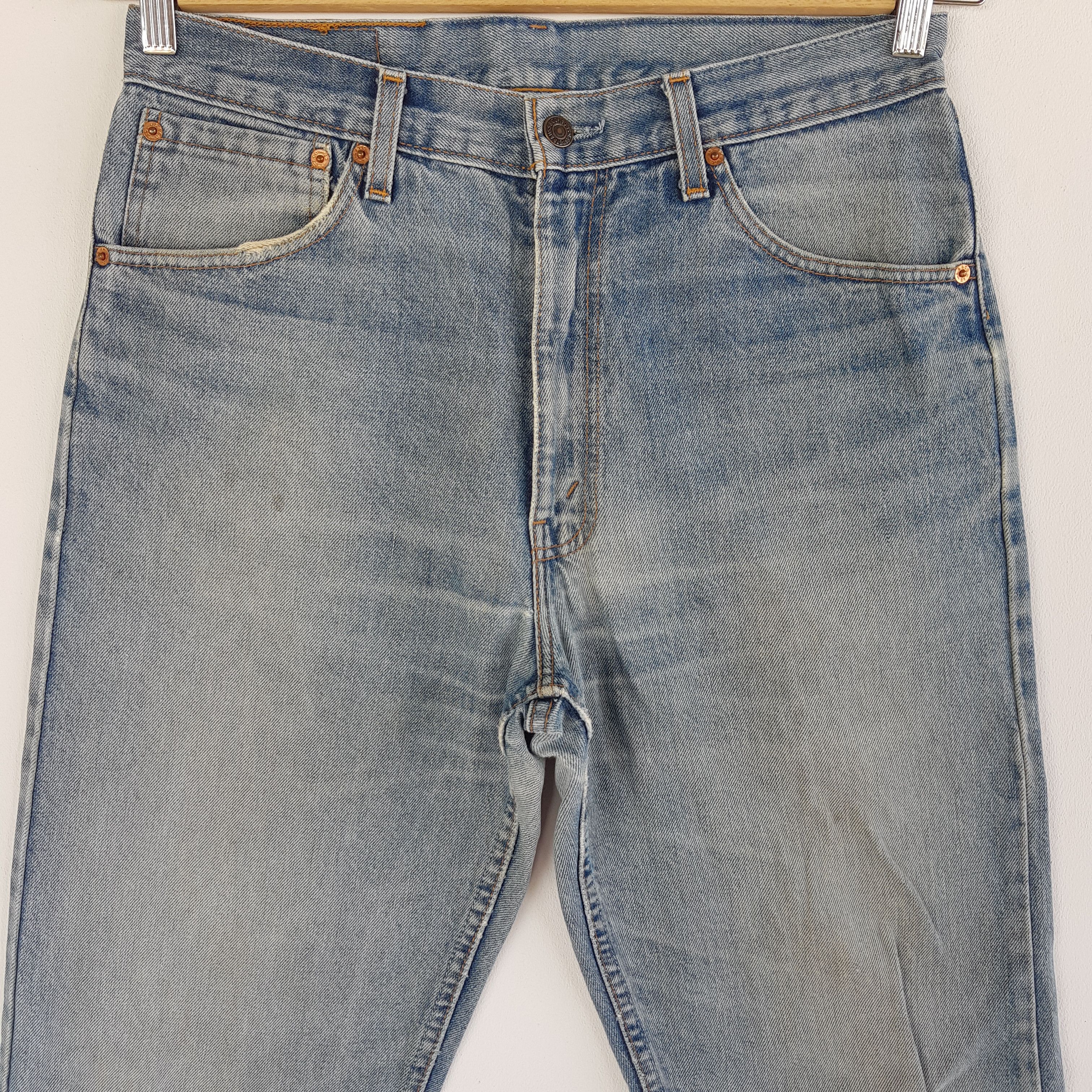 Levi's Vintage Levis Sun Faded Jeans Levi's 521 Light Wash Denim Size US 32 / EU 48 - 3 Thumbnail