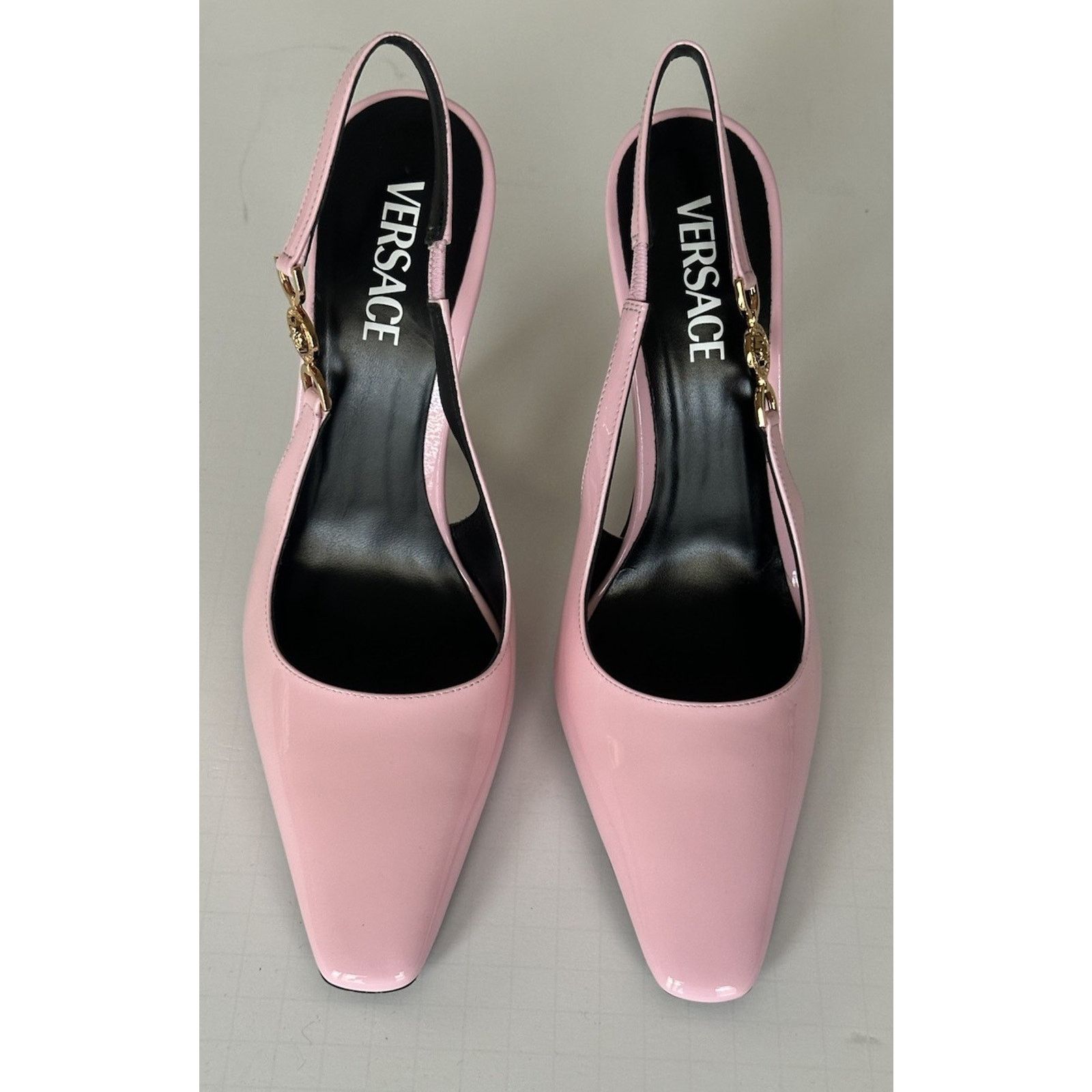 Versace Versace Sling Back Leather Shoes Pink 10 US (40) 1012127 Size US 10 / IT 40 - 1 Thumbnail