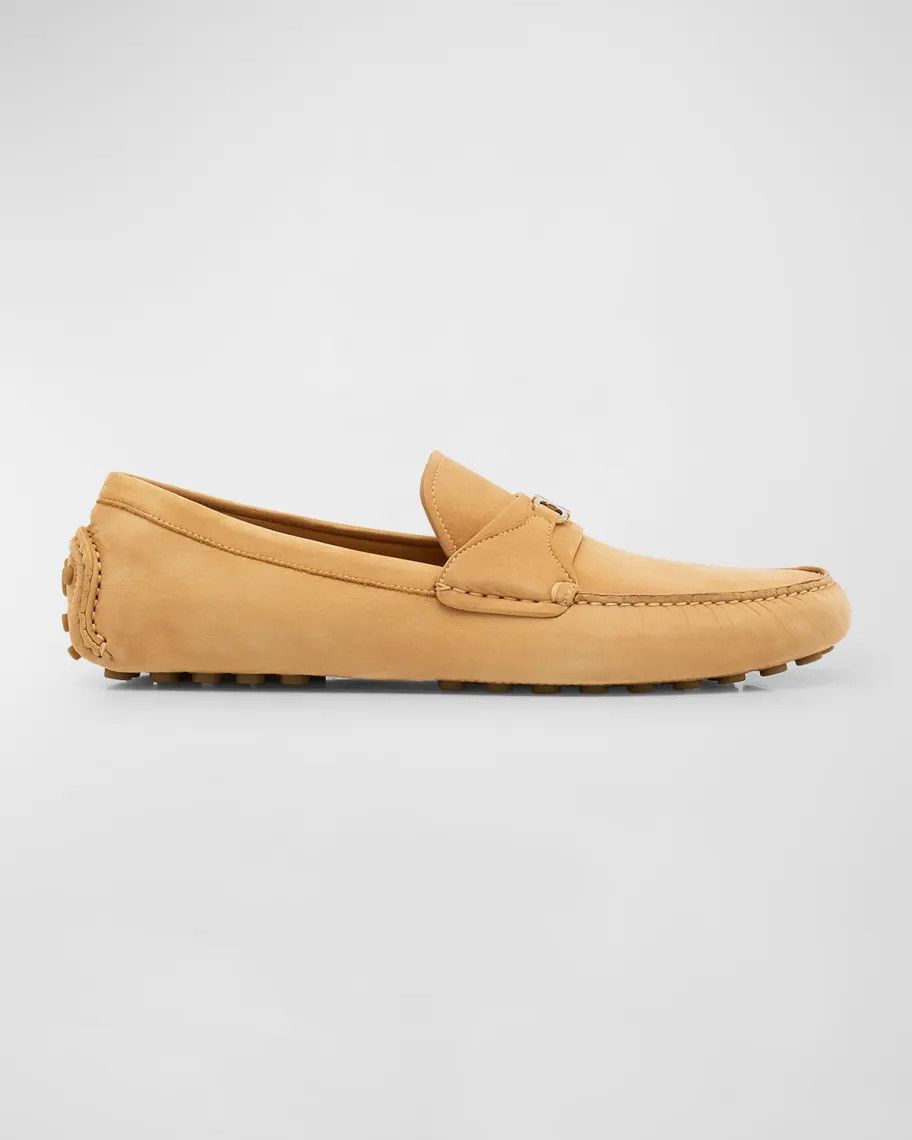 Salvatore Ferragamo o1s1rm0924 Nubuck Loafers in Brown Size US 10 / EU 43 - 1 Thumbnail