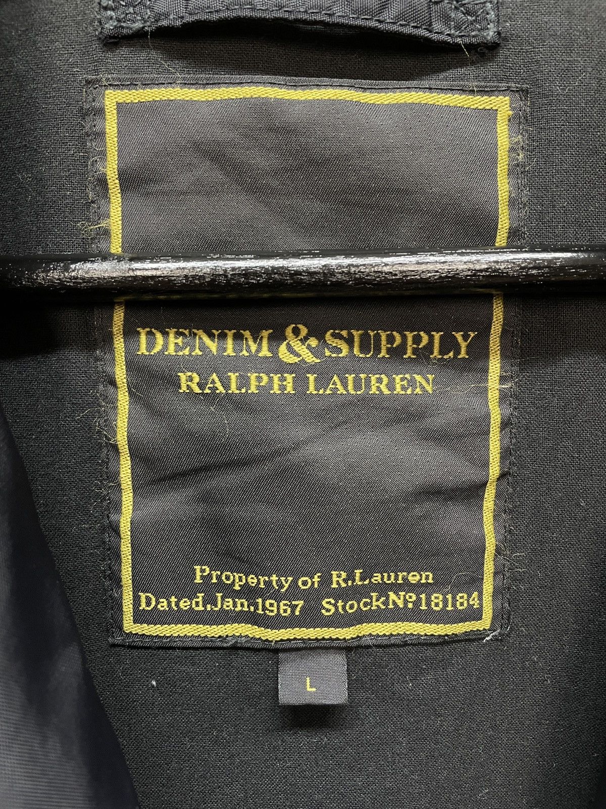 Vintage Vintage 00s Polo Ralph Lauren Denim & Suplly Biker Jacket Size US M / EU 48-50 / 2 - 13 Thumbnail