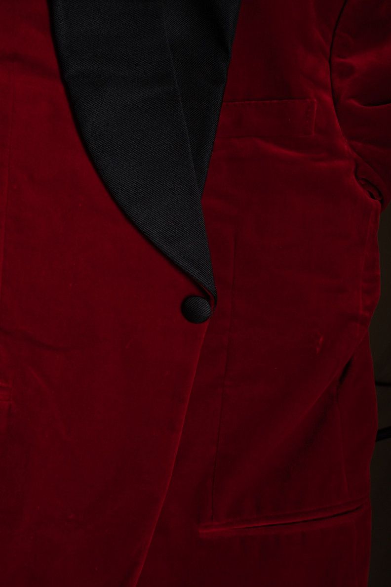 Kingsman Kingsman, Red velvet blazer Size 52R - 10 Thumbnail