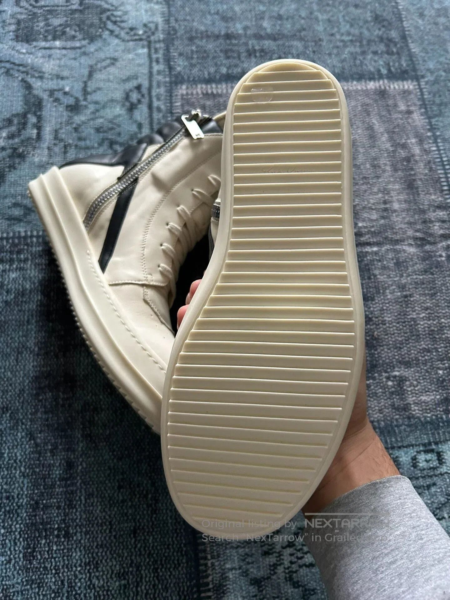 Rick Owens Rick Owens Stylish High-Top Sneakers. Size US 7.5 / EU 40-41 - 7 Thumbnail