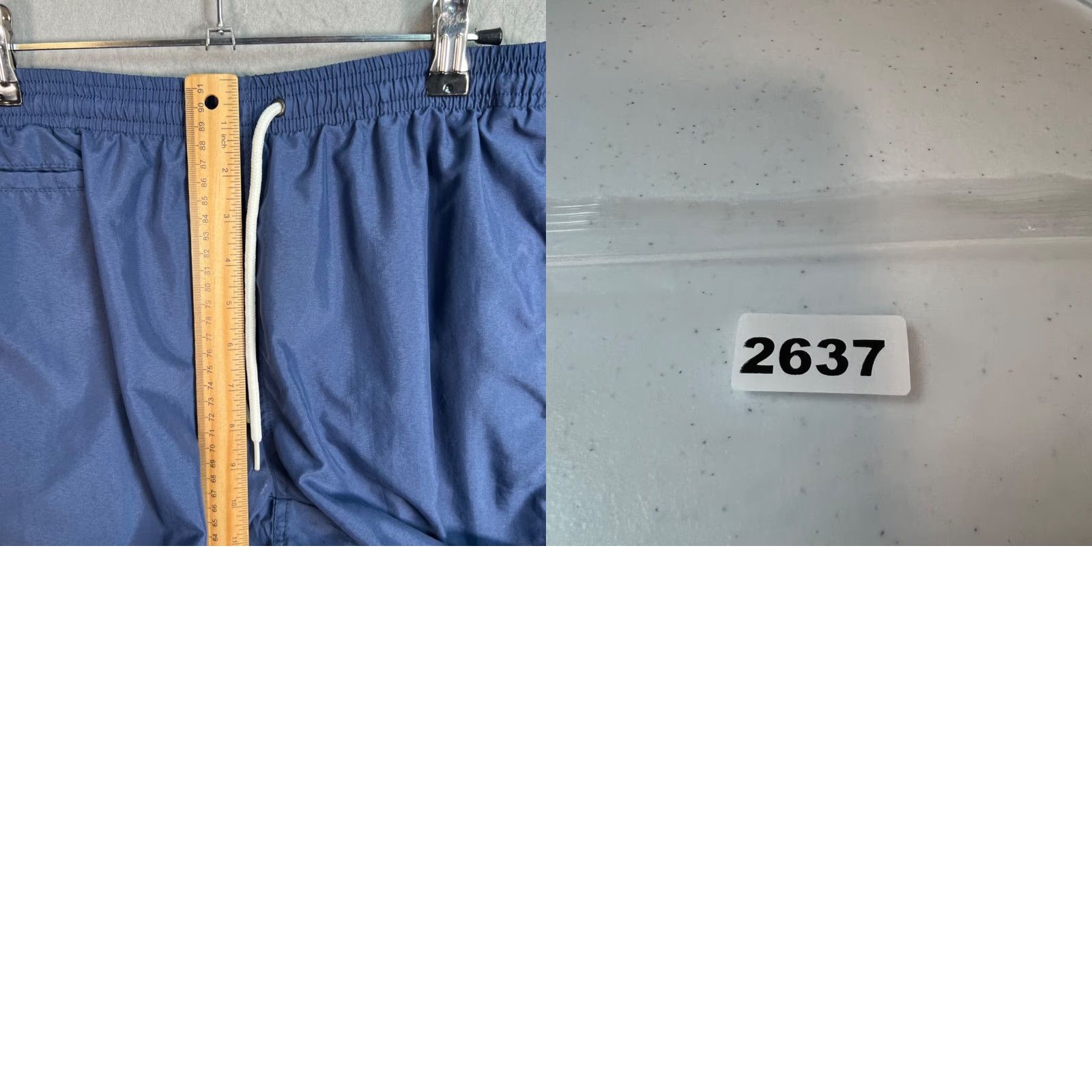 Vintage Trunks Surf & Swim Co. Blue Swim Shorts W/ Drawstring & Lining Mens Size Small Size US 29 - 8 Thumbnail