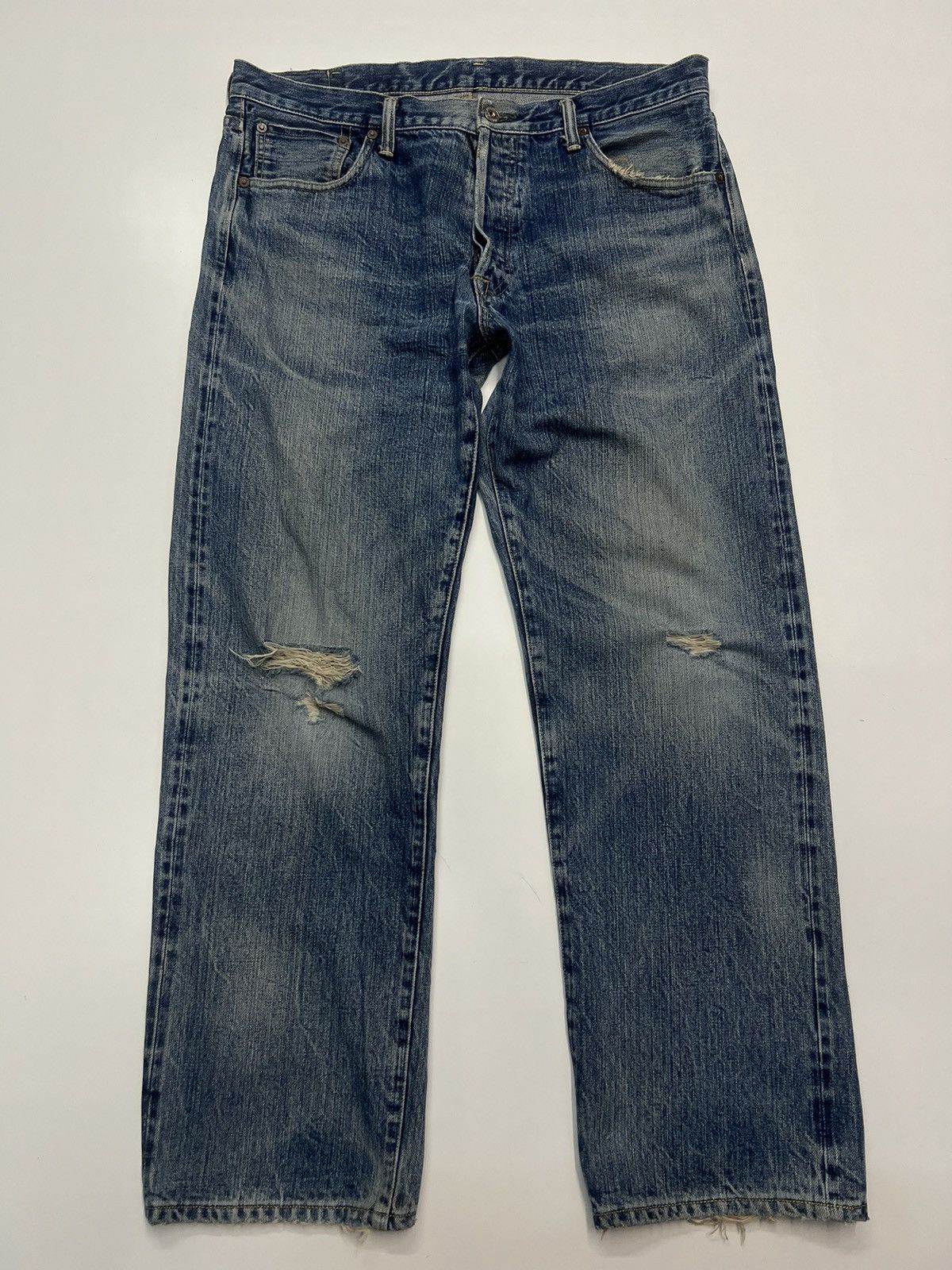 Burgus Plus BURGUS PLUS SELVEDGE DENIM SIZE 34 Size US 34 / EU 50 - 1 Thumbnail