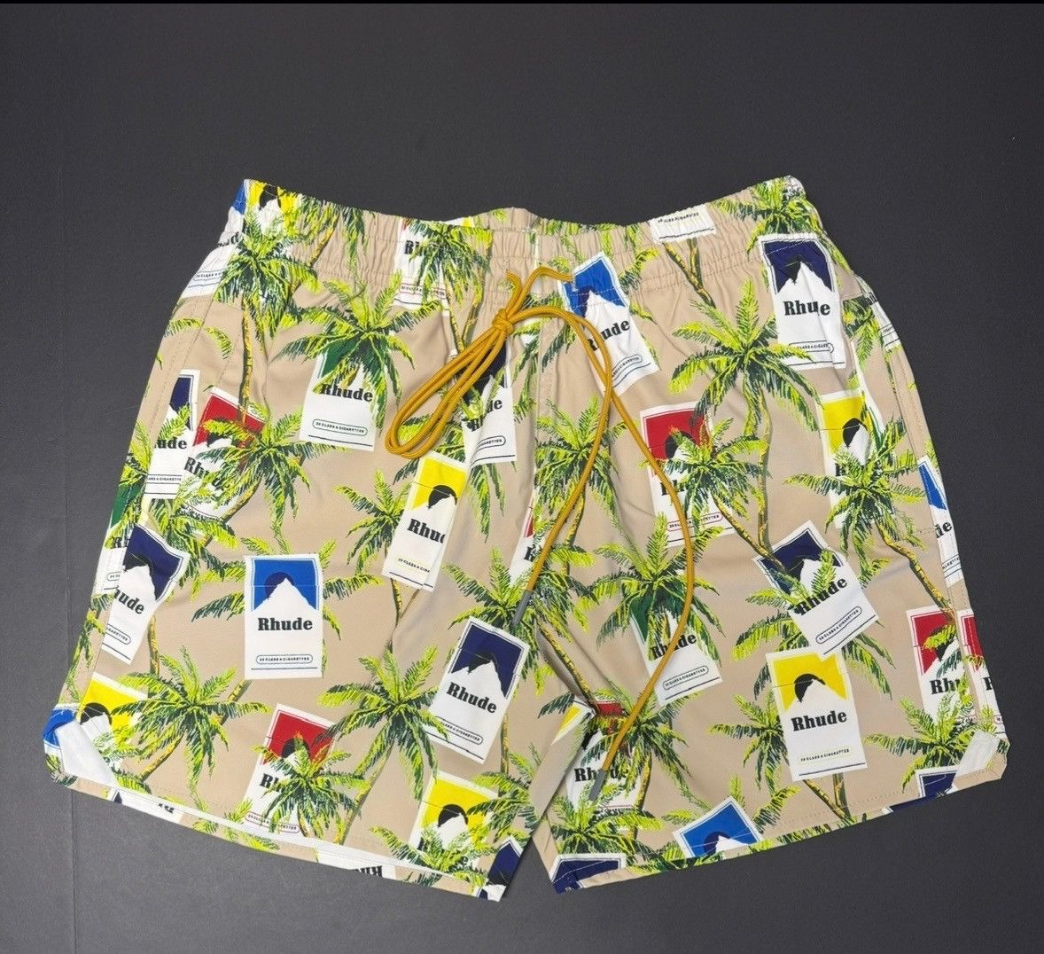 Rhude Rhude Cigarettes Trunks Tan/Multi Size US 28 / EU 44 - 1 Thumbnail