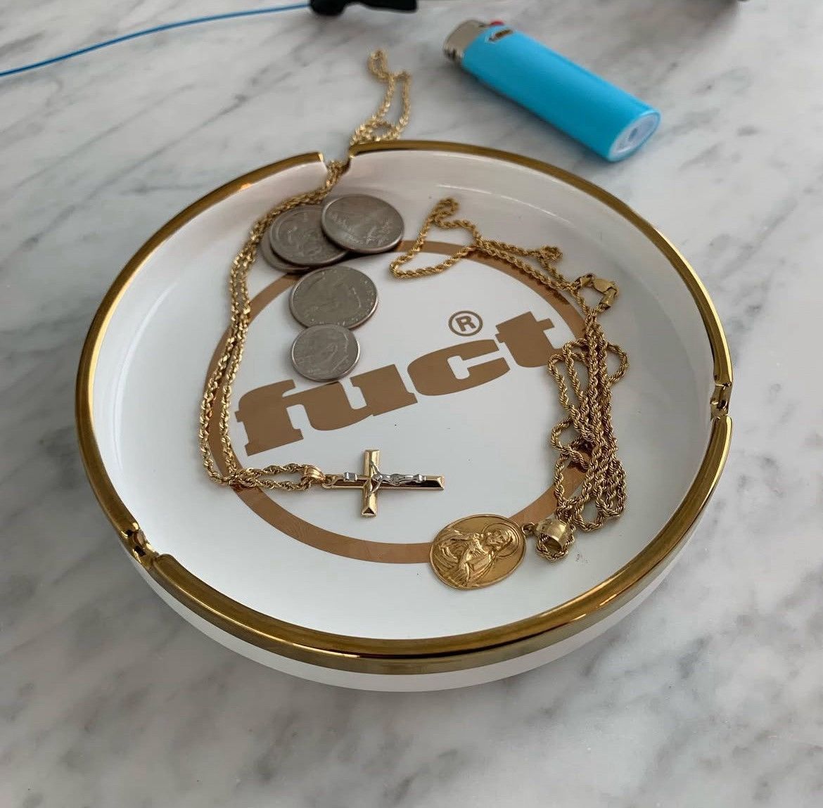 FUCT FUCT Ceramic Ashtray Size ONE SIZE - 4 Thumbnail