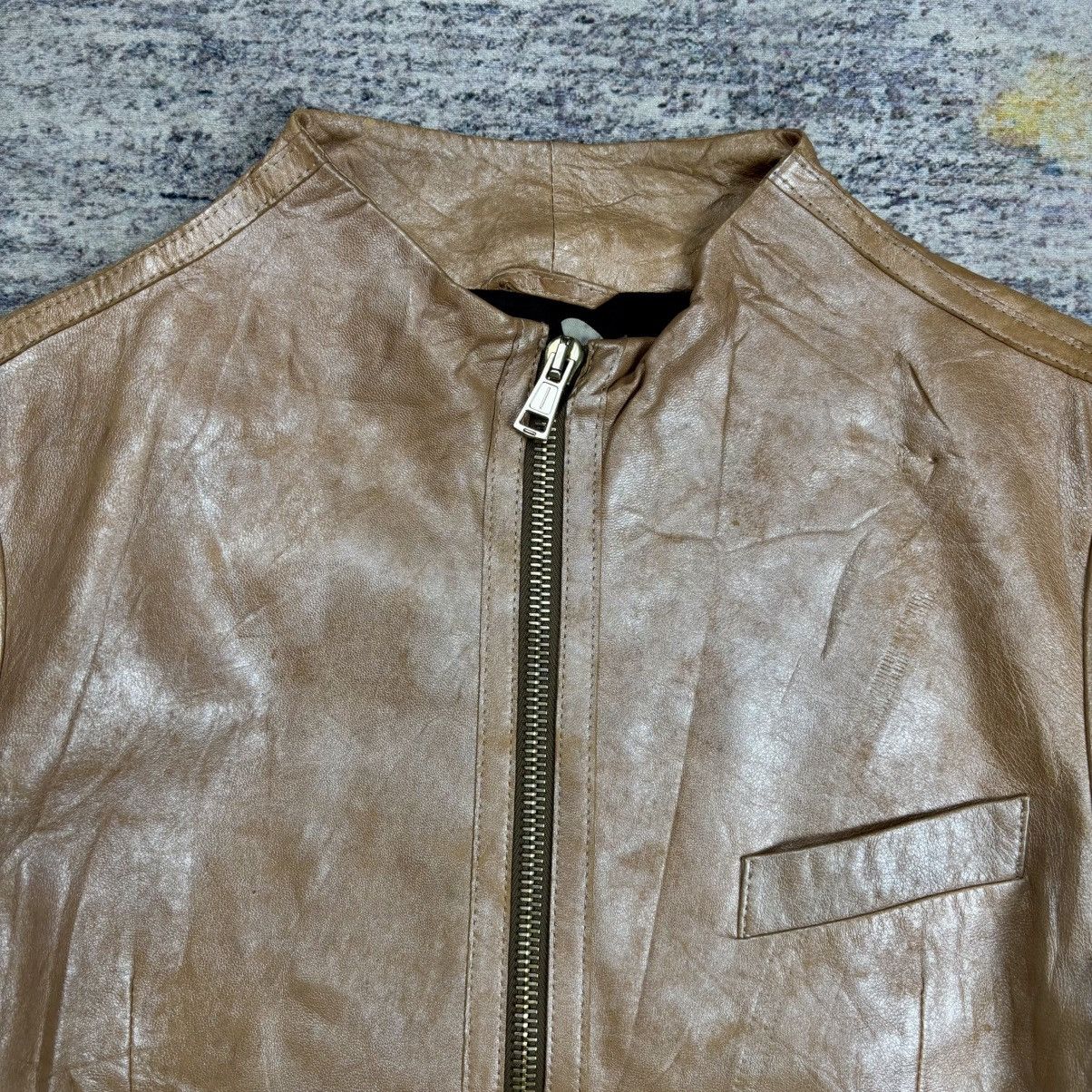 Paul Smith 2000s Paul Smith -Raccagni Lightweight Waxed Leather Jacket Size US L / EU 52-54 / 3 - 5 Thumbnail