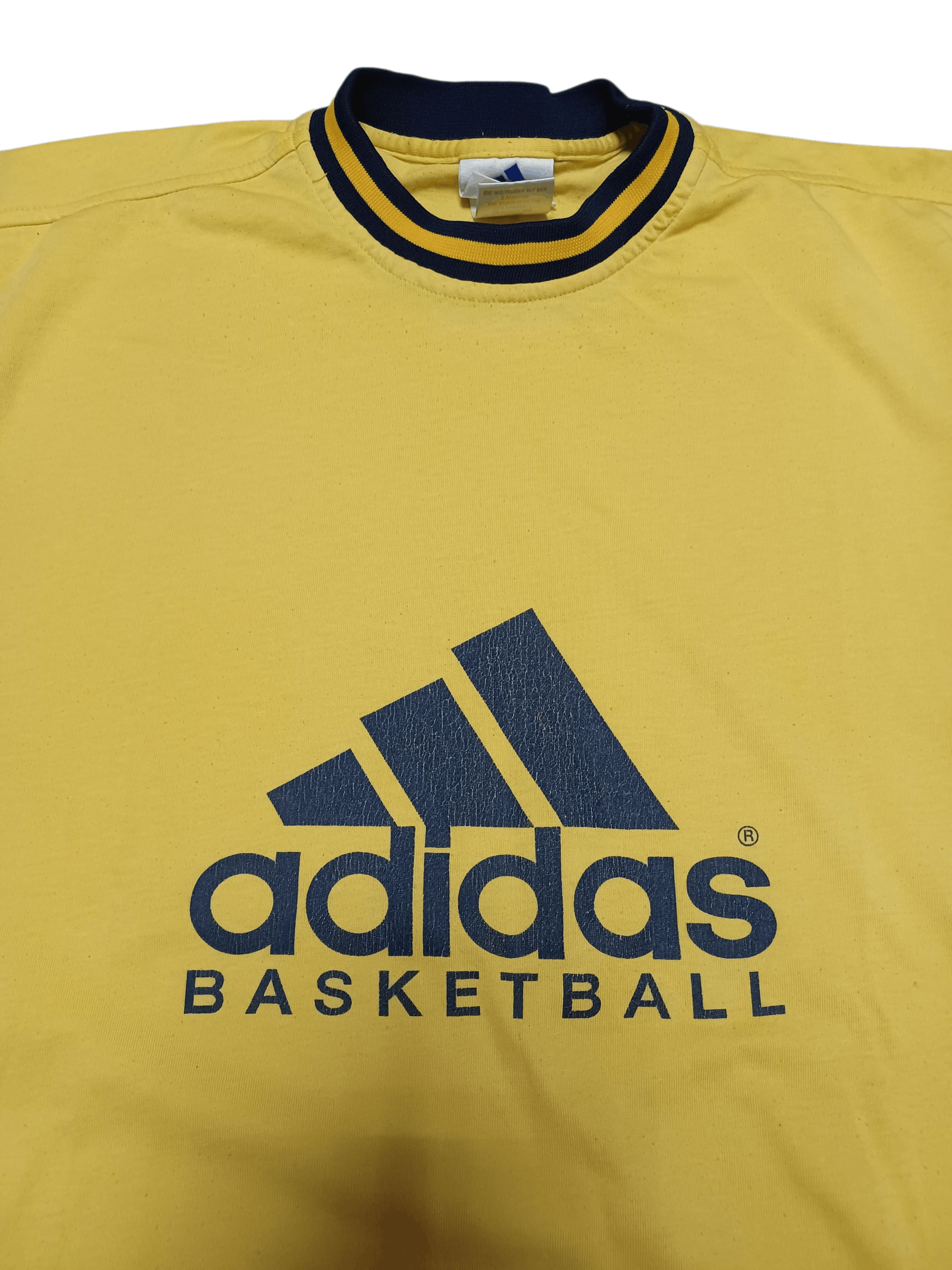 Adidas ADIDAS BASKETBALL VINTAGE 90S BIGLOGO TEE Size US L / EU 52-54 / 3 - 2 Thumbnail