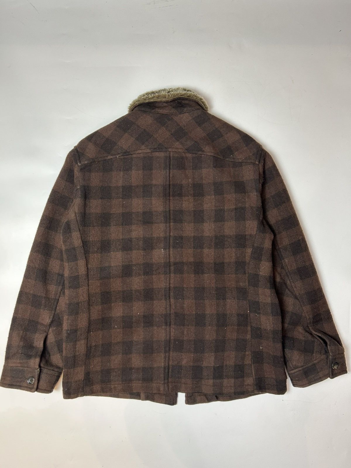Japanese Brand × Kansai Yamamoto × Vintage VINTAGE KANSAI JEANS WOOL FUR JACKET Size US L / EU 52-54 / 3 - 3 Thumbnail