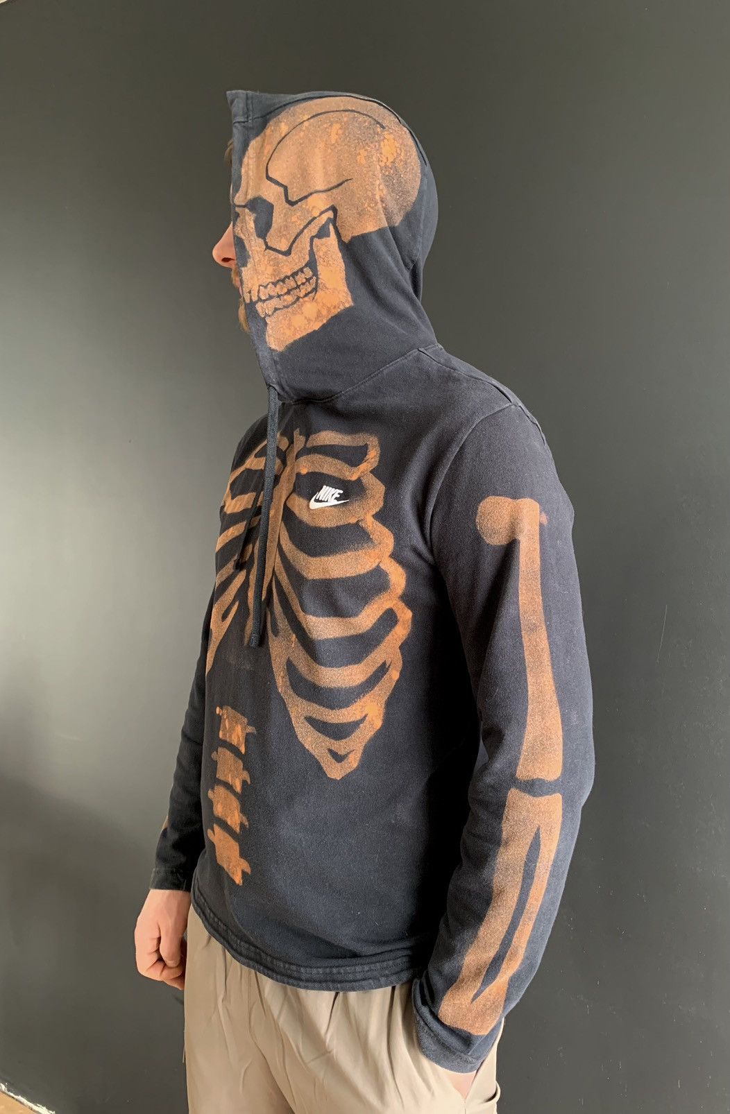 Nike Vintage Nike Skeleton big logo hoodie Size US M / EU 48-50 / 2 - 14 Thumbnail