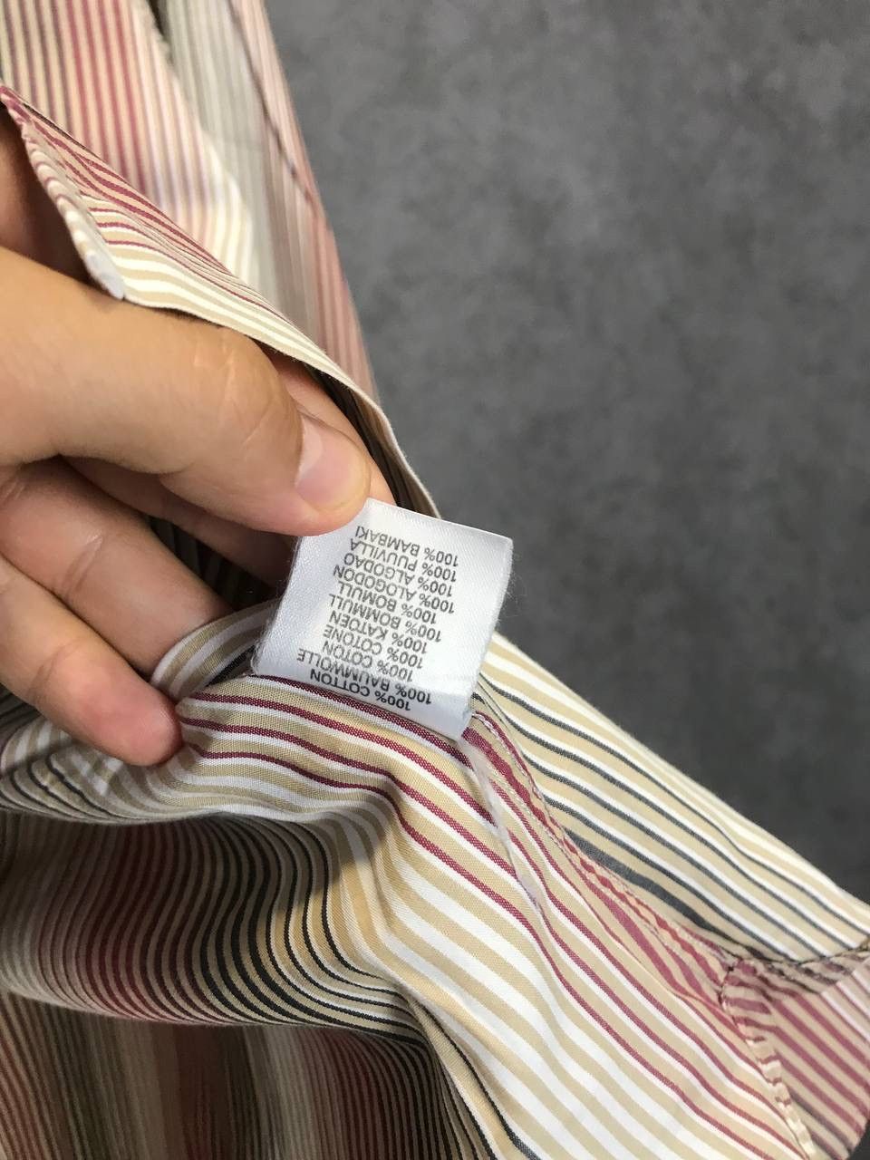 Burberry Burberry luxury designer striped shirt Size US L / EU 52-54 / 3 - 6 Thumbnail
