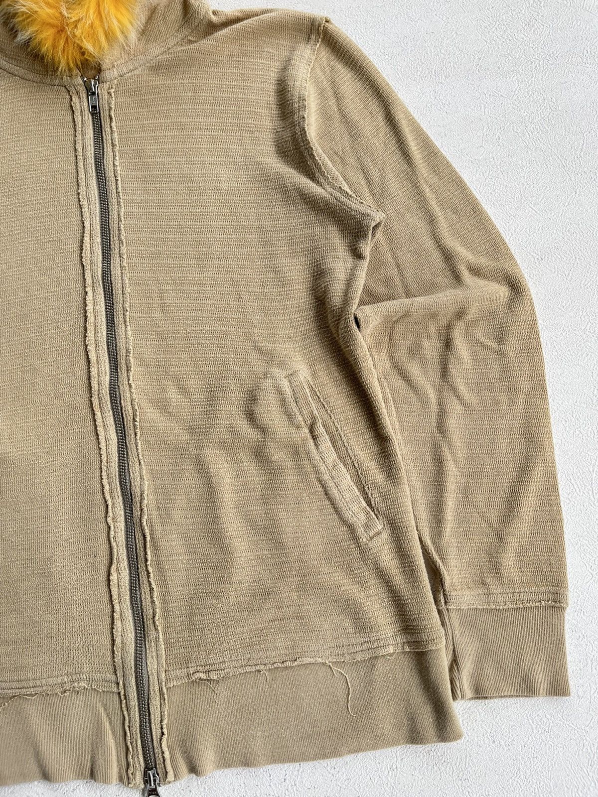 Le Grande Bleu (L.G.B.) Global Work Japan Distressed Fur zip Hoodie LGB if6w9 Style Size US M / EU 48-50 / 2 - 5 Thumbnail