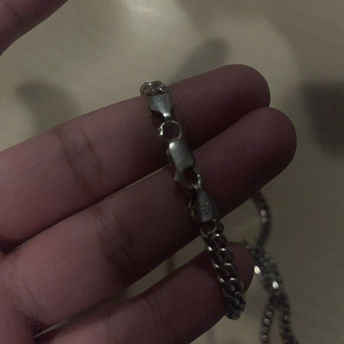 Sterling Silver Rare .925 Silver Chain & Cross Pendant Size ONE SIZE - 3 Thumbnail