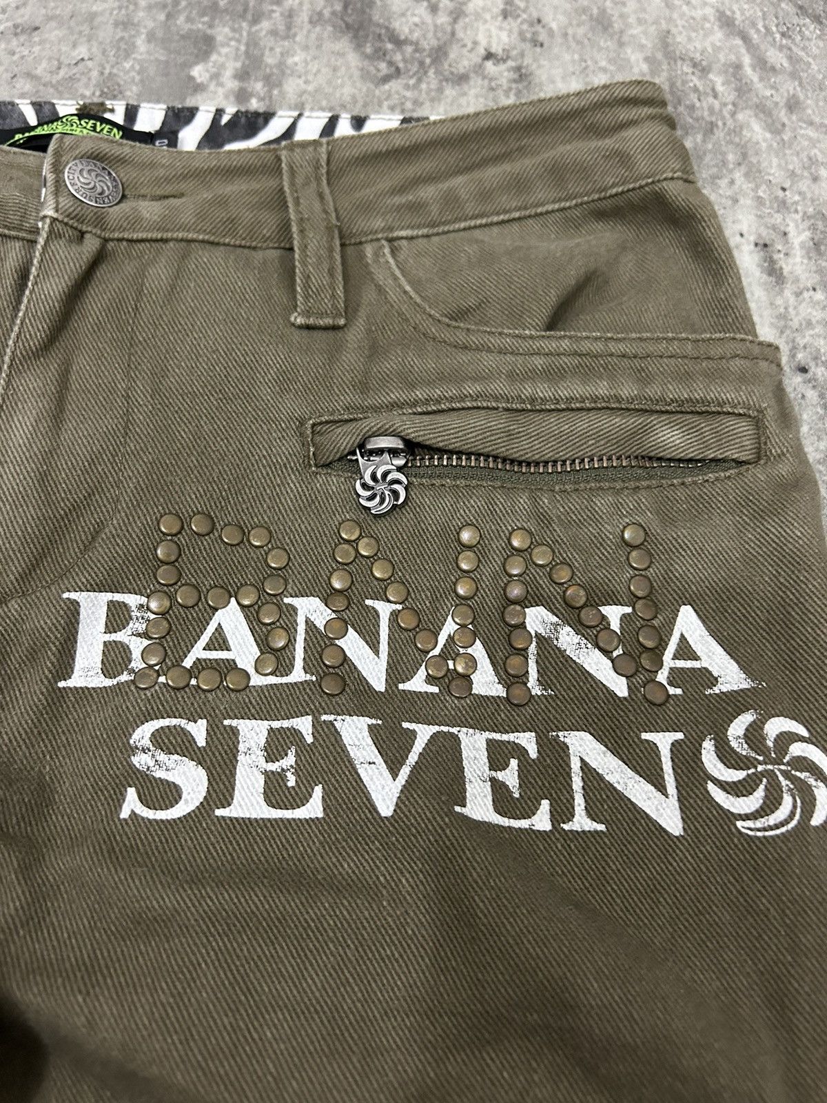 Hysteric Glamour Banana Seven Ring Back Logo Cargo Pants Size US 30 / EU 46 - 5 Thumbnail