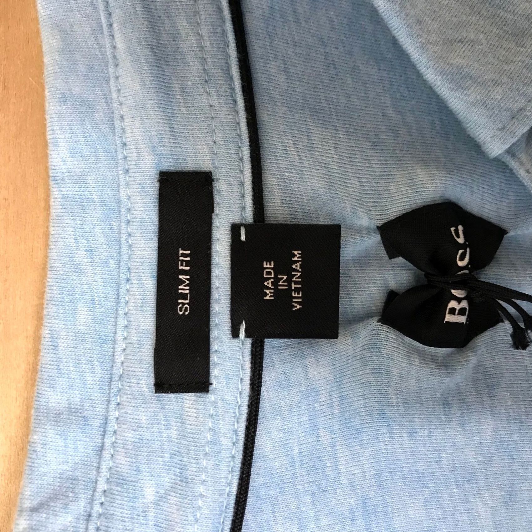 Hugo Boss VINTAGE? No. Hugo Boss Pelham 03 Polo Shirt Slim Fit Light Blue Space Dye Jersey Mens XL NEW Size US XL / EU 56 / 4 - 7 Thumbnail