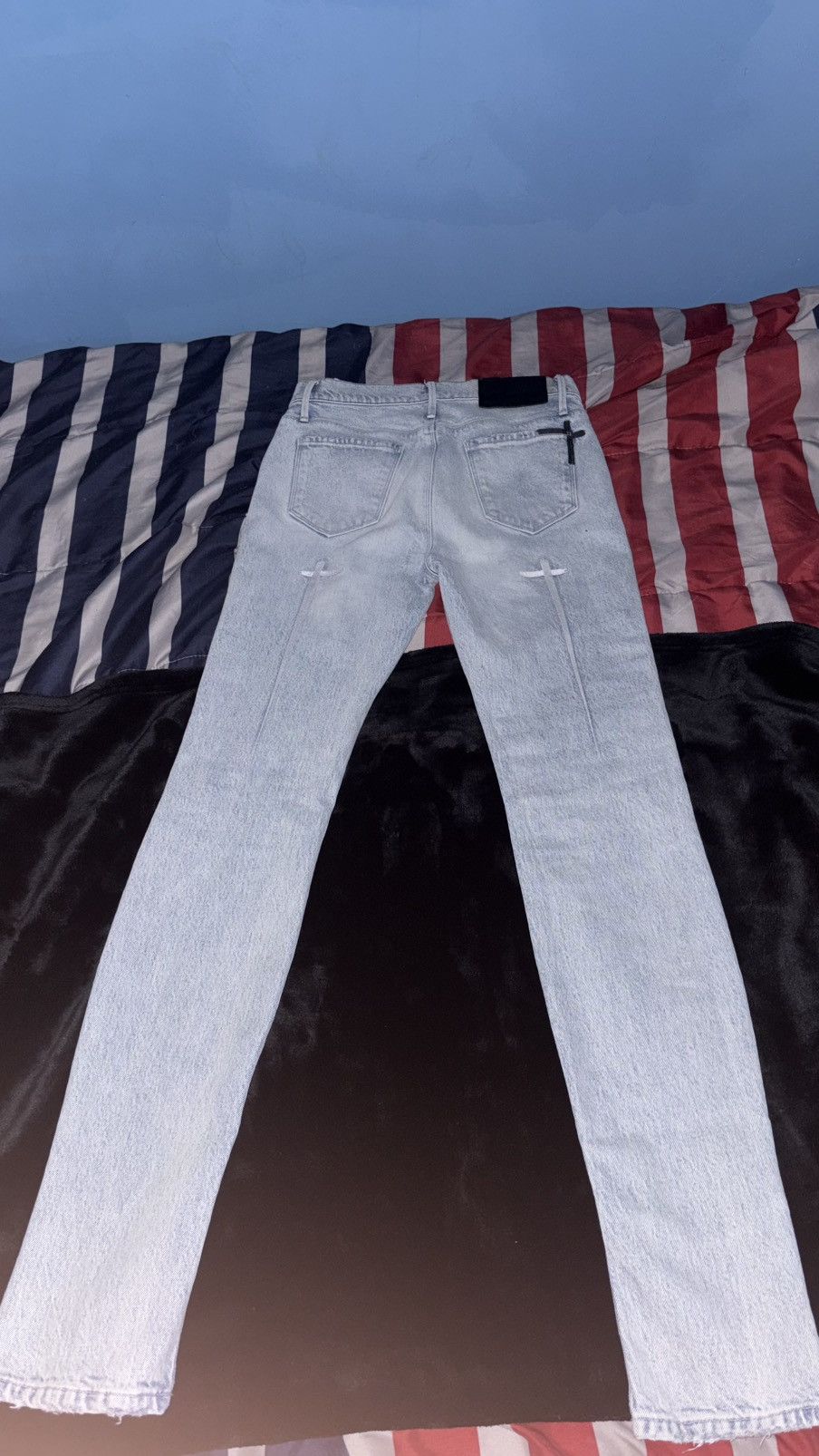 Rta RTA BRYANT SKINNY JEAN LIGHT BLUE SINNERS Size US 28 / EU 44 - 2 Thumbnail