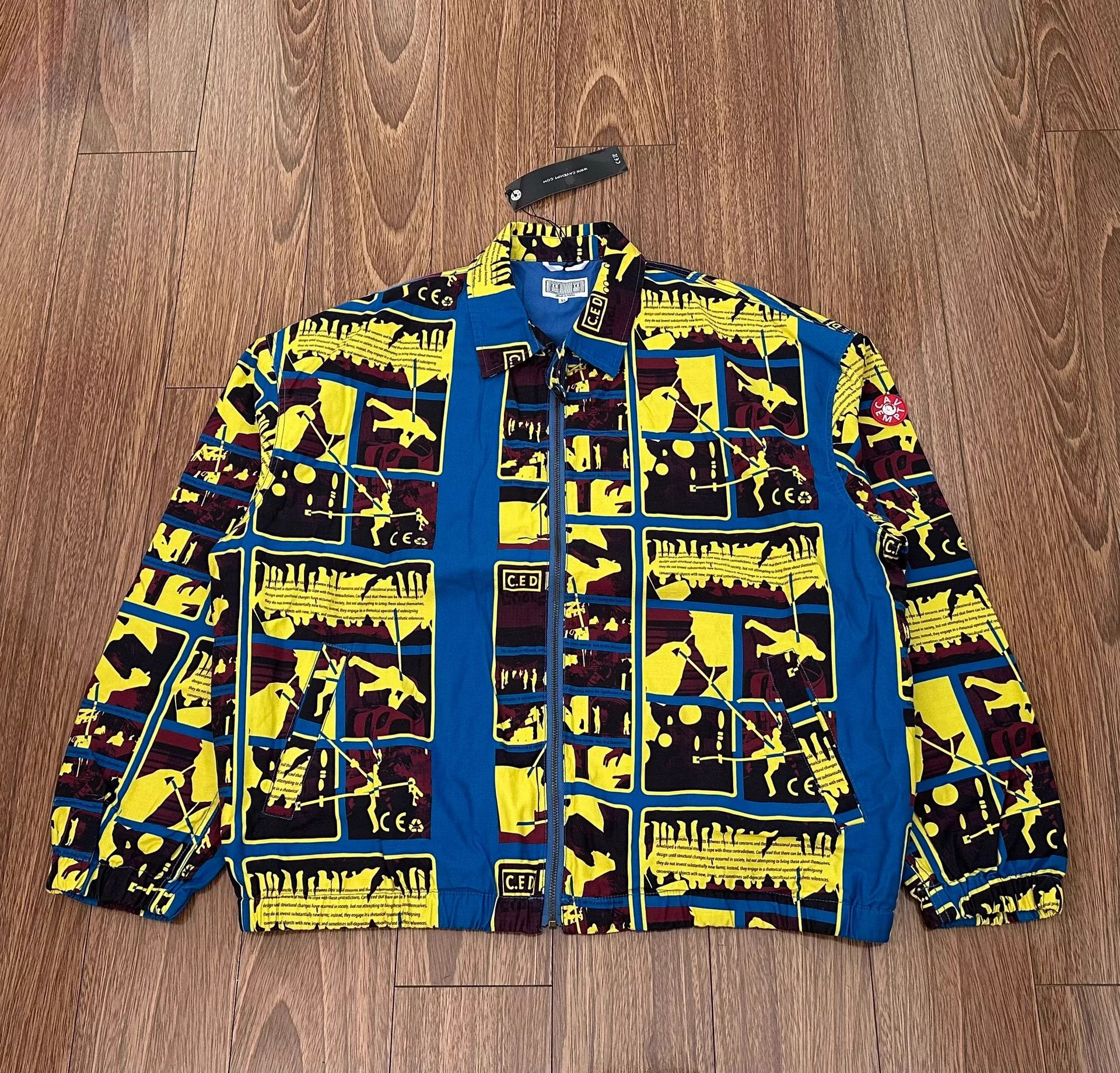 Other CE CAVEMPT COLOR BLOCK PRINT ZIP JACKET 18AW XL NEW Size US XL / EU 56 / 4 - 1 Thumbnail