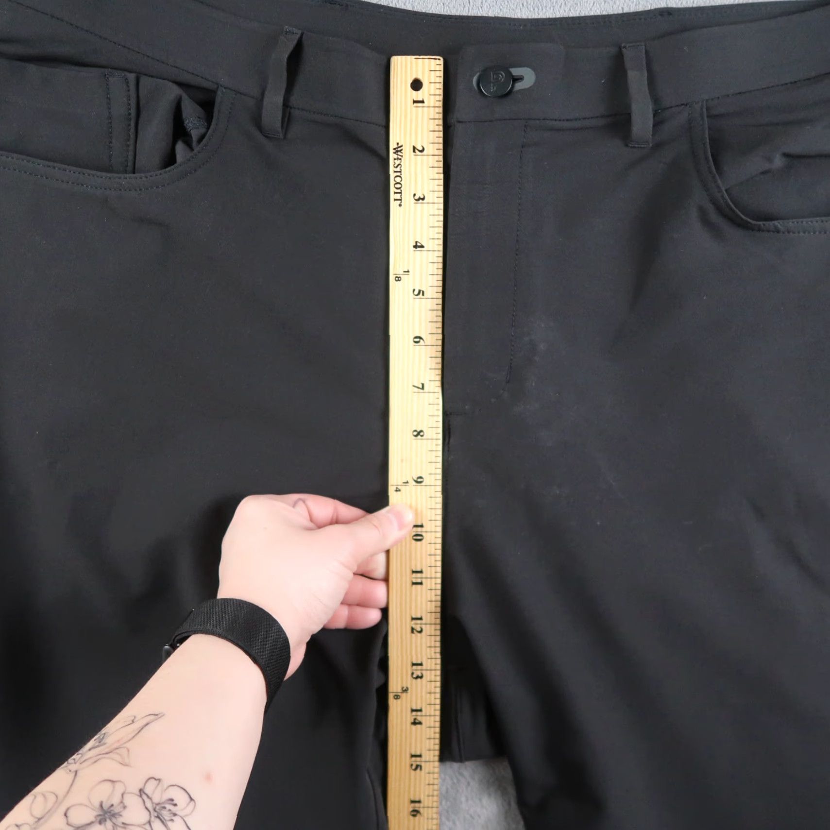 Vintage Public Rec Dealmaker Pants Mens 40x32 Black Straight Polyester Blend Size US 40 / EU 56 - 7 Thumbnail