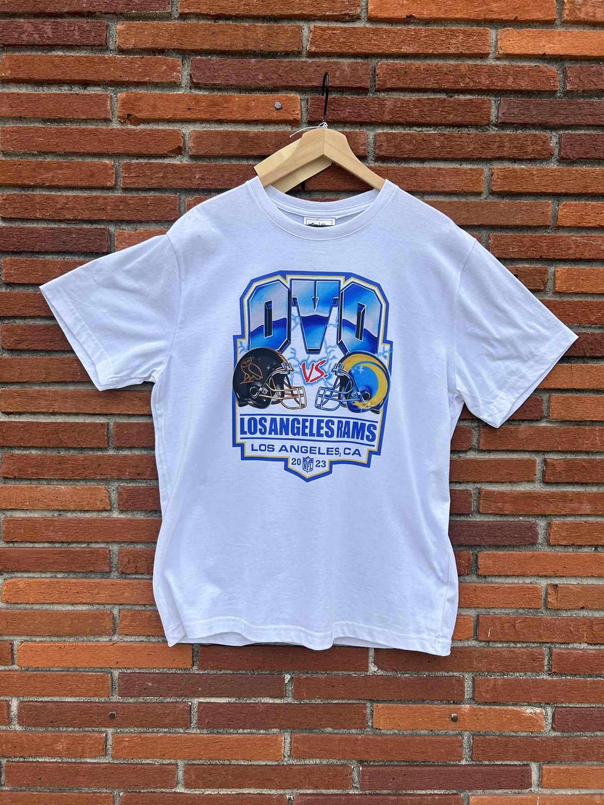 image of Nfl La Rams T Shirt Size Large New in White, Men's
