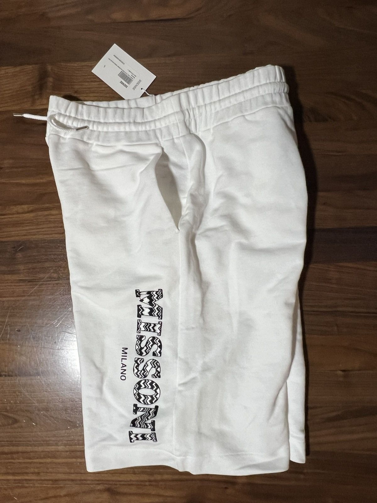 Missoni Missoni Sport Zigzag Bicolor Shorts Cream Milano Designer Size US 34 / EU 50 - 10 Thumbnail