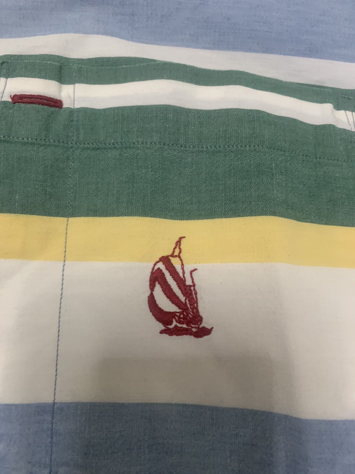 Nautica × Vintage Vintage Nautica Striped Button Up Shirt Size US L / EU 52-54 / 3 - 2 Thumbnail