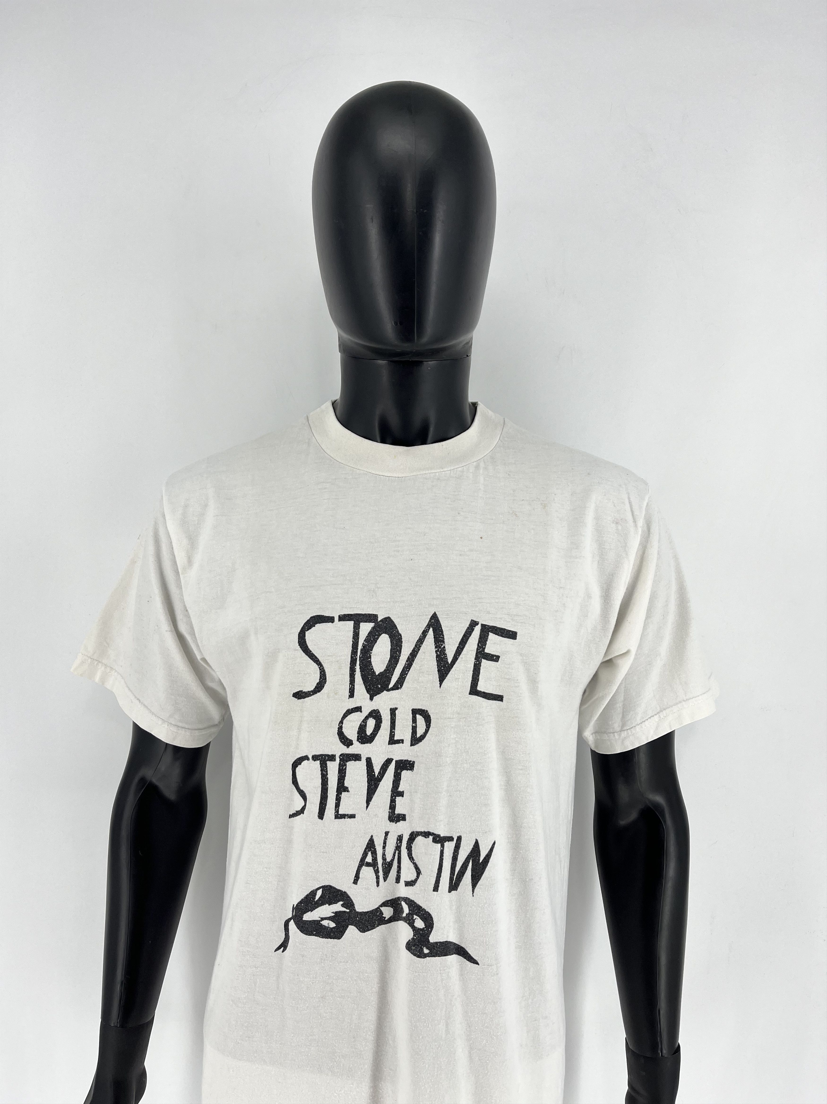 Vintage × WWE × WWF Vintage Y2K Stone Cold Steve Austin Tee Shirt Size US XXL / EU 58 / 5 - 1 Thumbnail