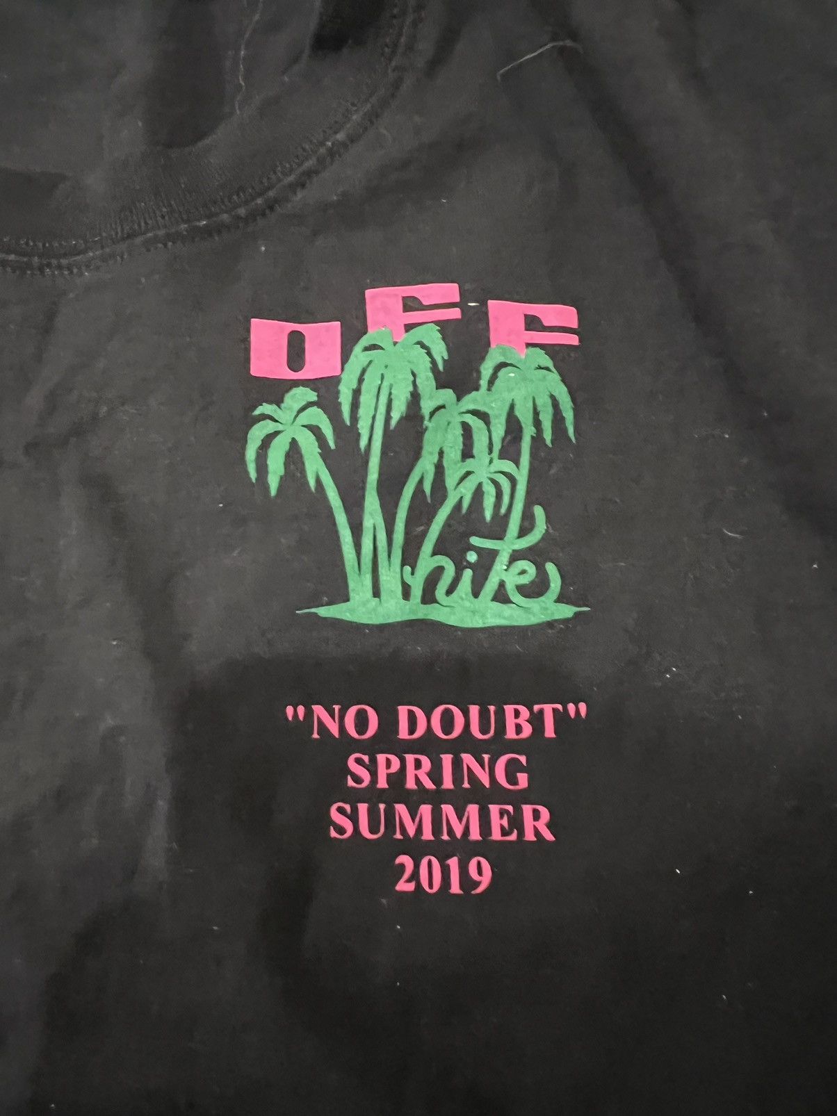 Off-White Off white no doubt spring summer 2019 tee Size US S / EU 44-46 / 1 - 3 Thumbnail
