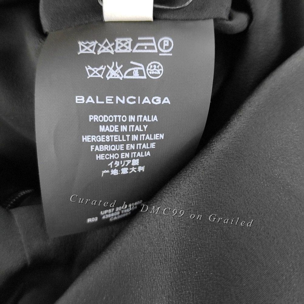 Balenciaga Balenciaga Navy Blue Short-Sleeve Dress Size XS / US 0-2 / IT 36-38 - 4 Thumbnail