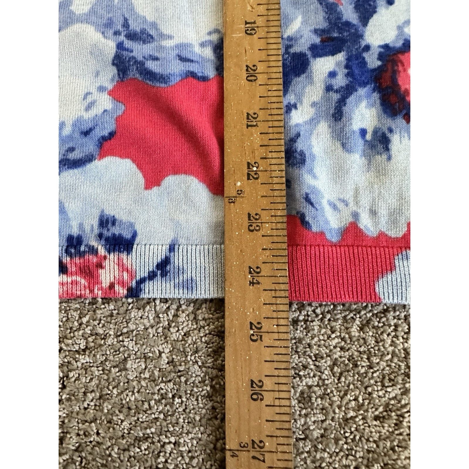 Talbots Talbots Short Sleeve Sweater Womens 2X P Bright Floral Size XXL / US 16-18 / IT 52-54 - 6 Thumbnail