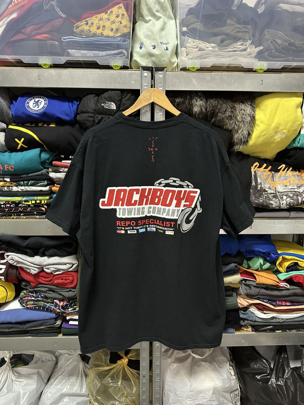 Travis Scott Travis Scott Cactus Jack T-Shirt Jackboys Rare Black Tee Size US XL / EU 56 / 4 - 1 Thumbnail