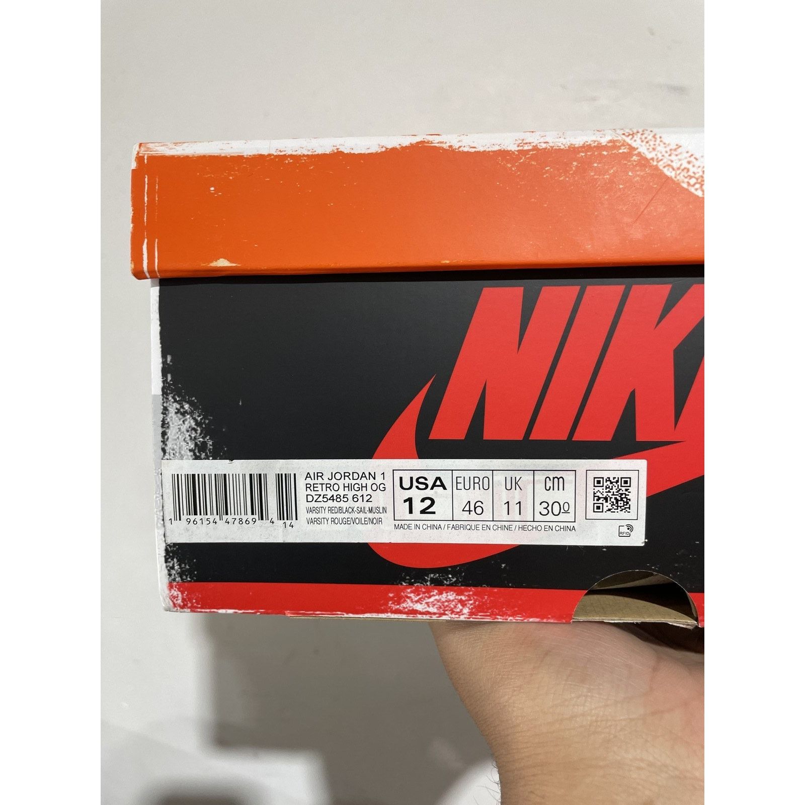 Jordan Brand JORDAN 1 RETRO HIGH OG CHICAGO LOST & FOUND SIZE 12 PREOWNED Size US 12 / EU 45 - 6 Thumbnail