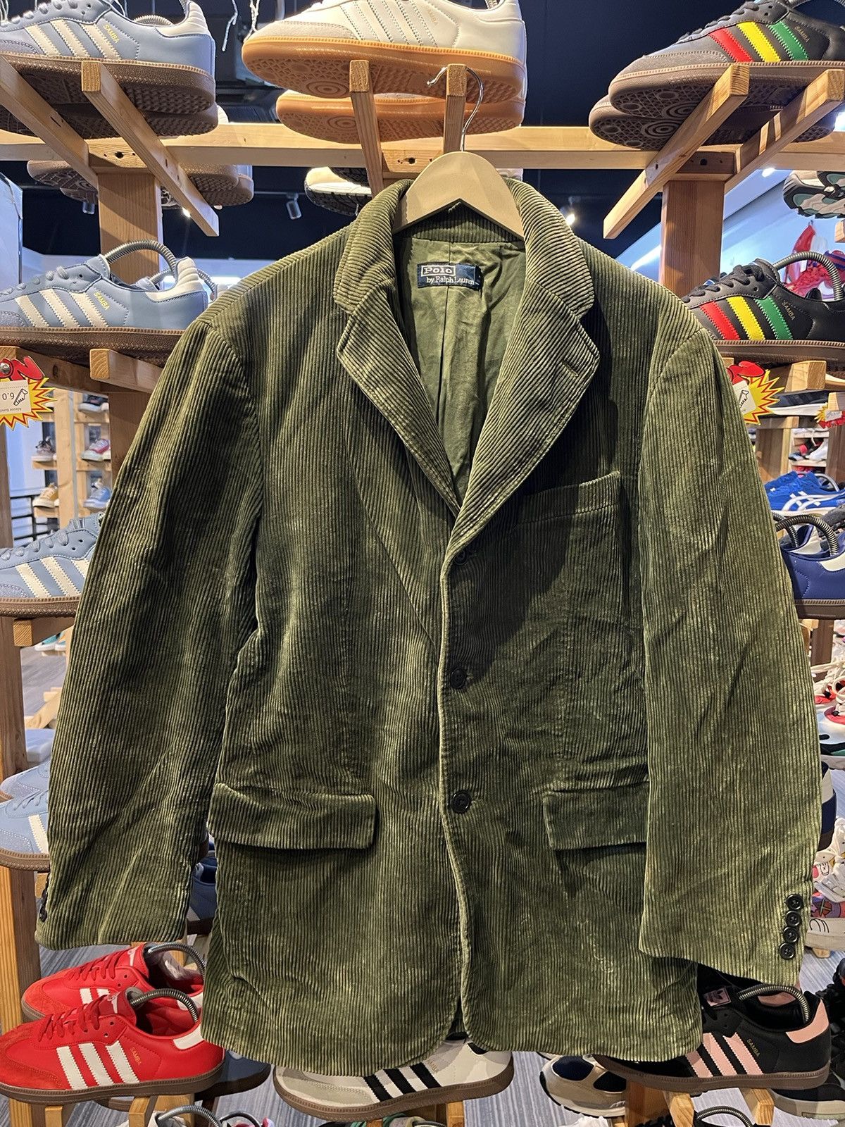 Polo Ralph Lauren × Ralph Lauren × Vintage Polo Ralph Lauren Corduroy Casual Coat Size US L / EU 52-54 / 3 - 1 Thumbnail