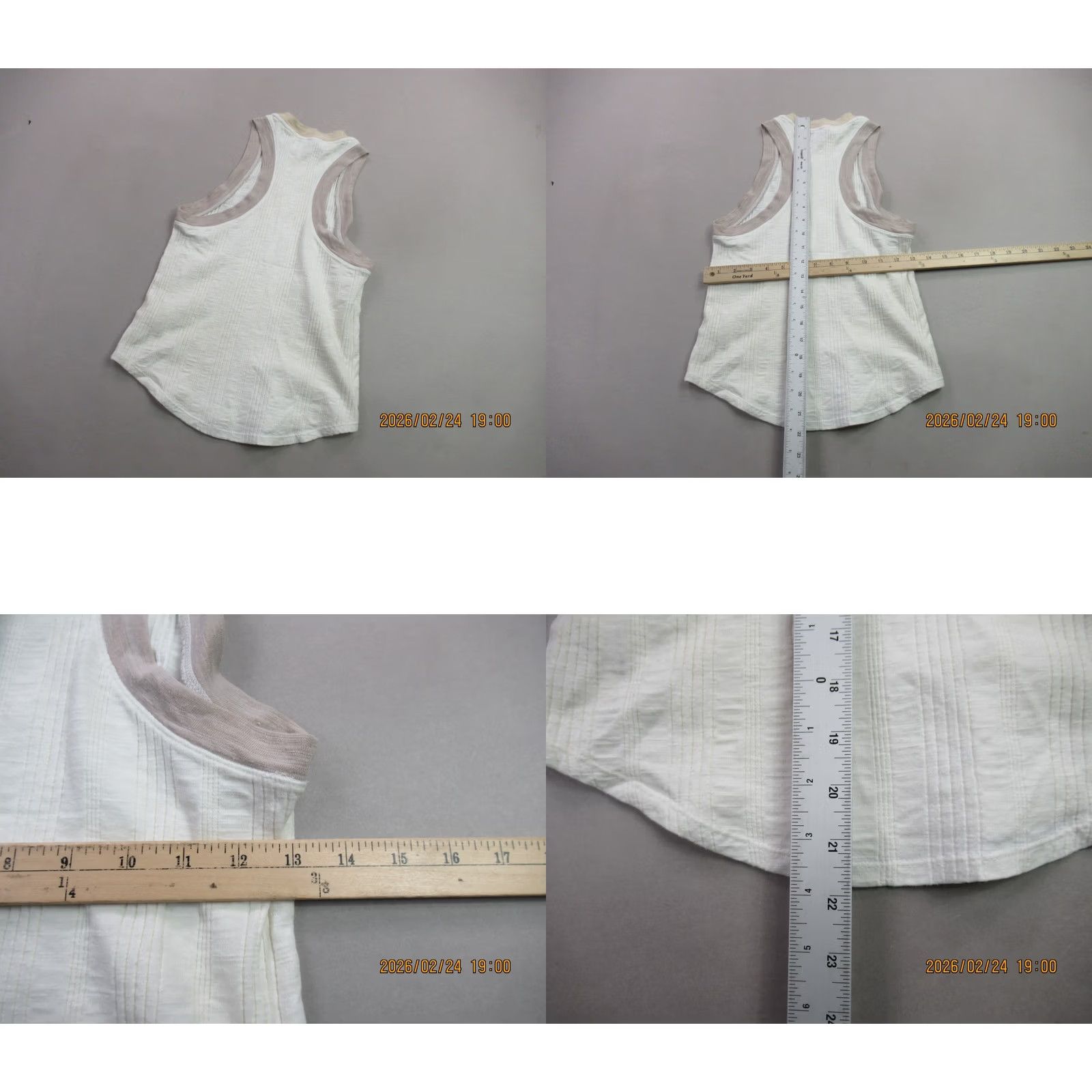 Vintage We The Free Shirt Womens XS Sleeveless Crew Neck White Lightweight Casual Shirt XS Womens White Lightweight Casual We The Free Shirt Size XS / US 0-2 / IT 36-38 - 8 Thumbnail