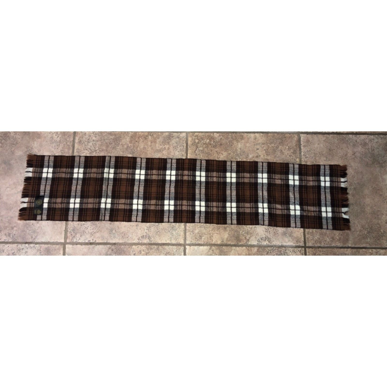 CLOT Dalriada Scotland Made Pure Wool Plaid Cloth 49 In X 10 In Size ONE SIZE - 2 Thumbnail