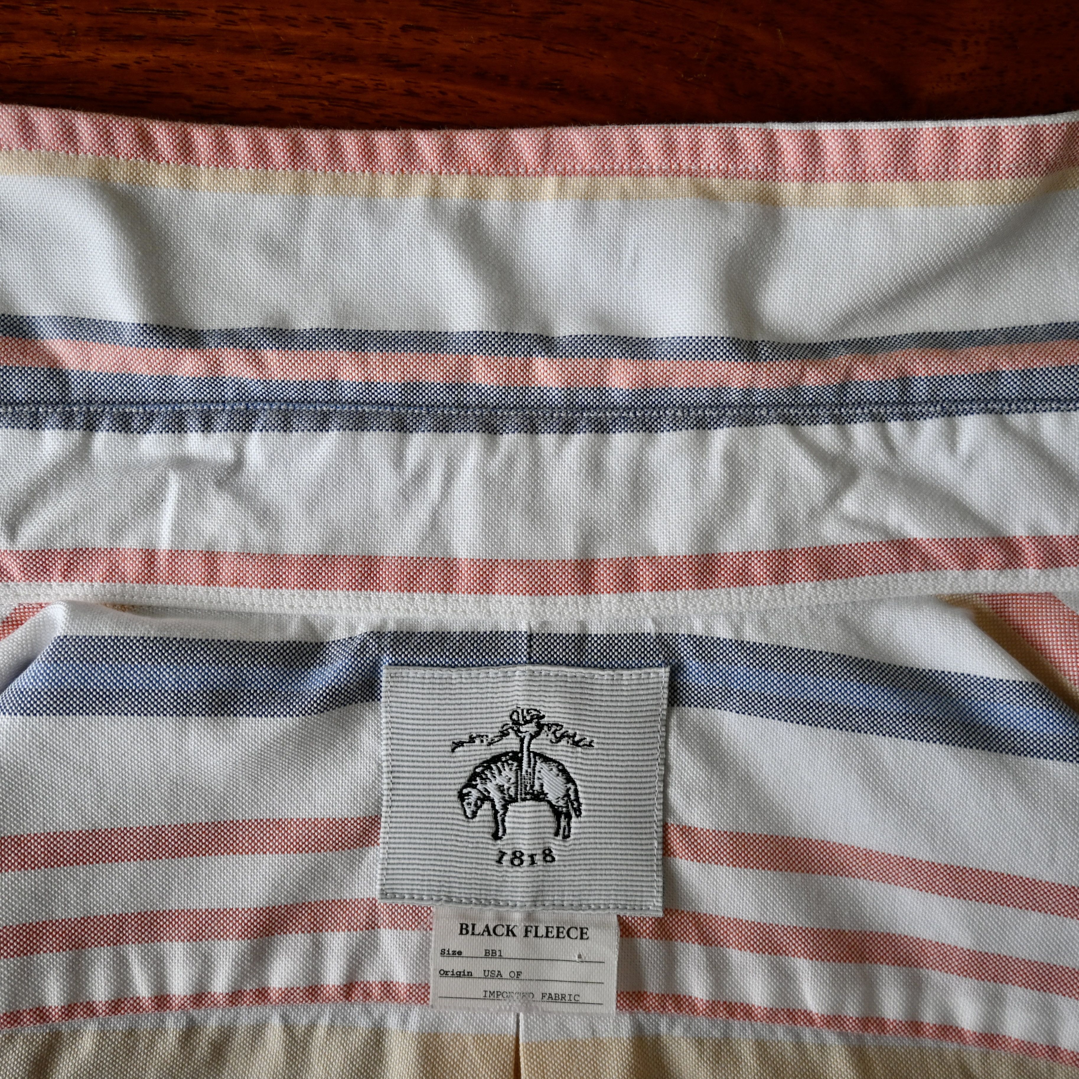 Brooks Brothers Black Fleece BLACK FLEECE by Brooks Brothers horizontal striped BD shirt Size US S / EU 44-46 / 1 - 12 Thumbnail