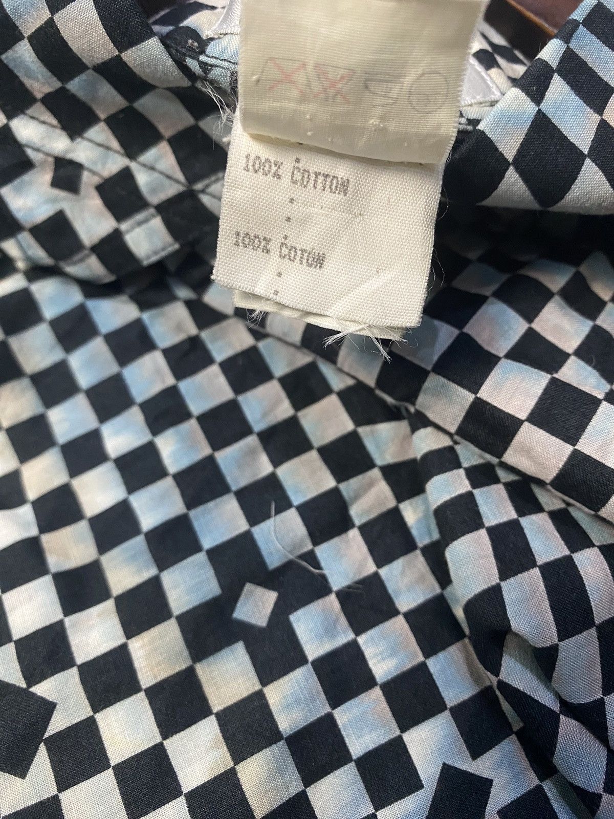 Versace Versace Shirt checkerboard Vintage Size US M / EU 48-50 / 2 - 7 Thumbnail