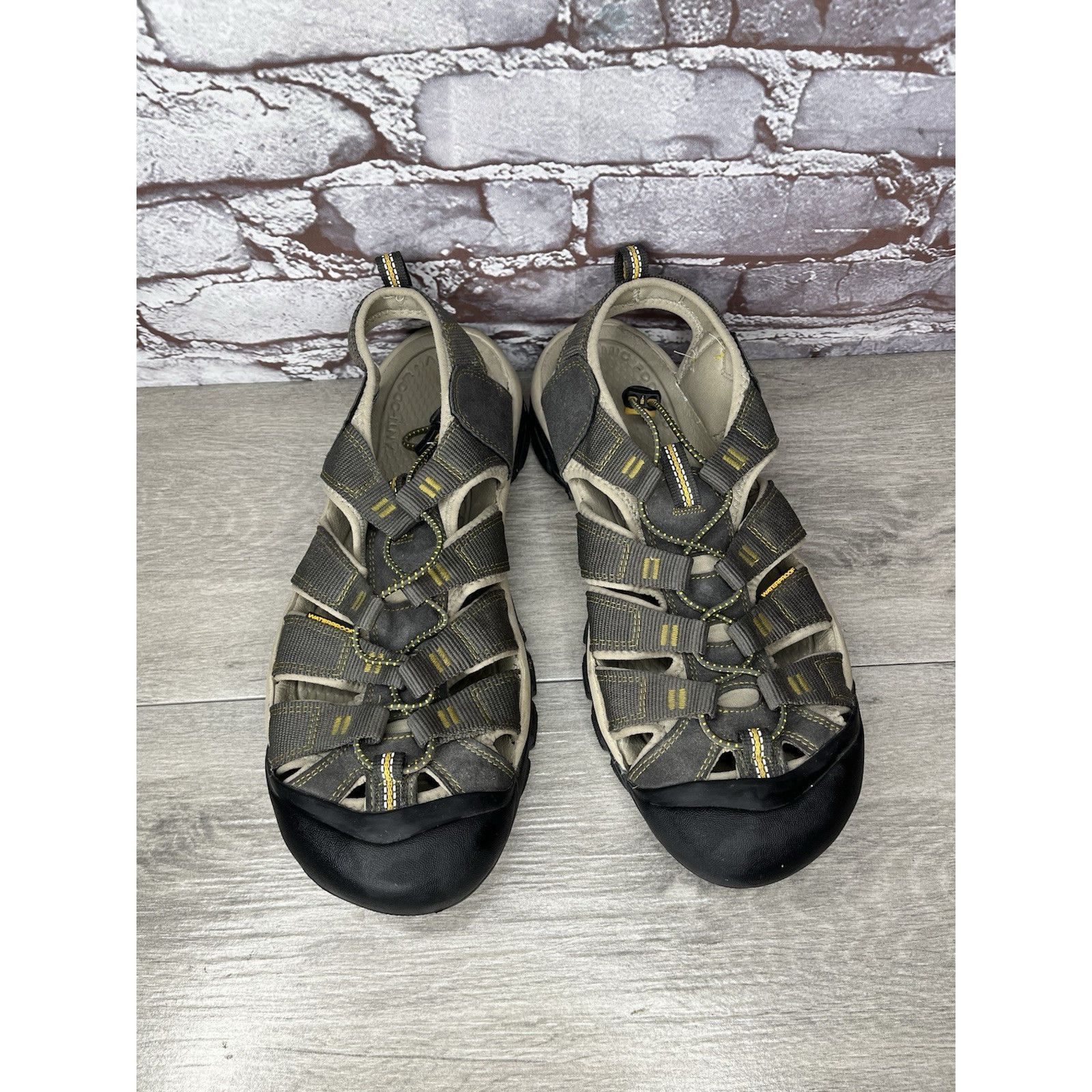 KEEN KEEN Newport H2 Gray Textile Hiking Waterproof Sandals Men S Size US 12 / EU 45 - 2 Thumbnail