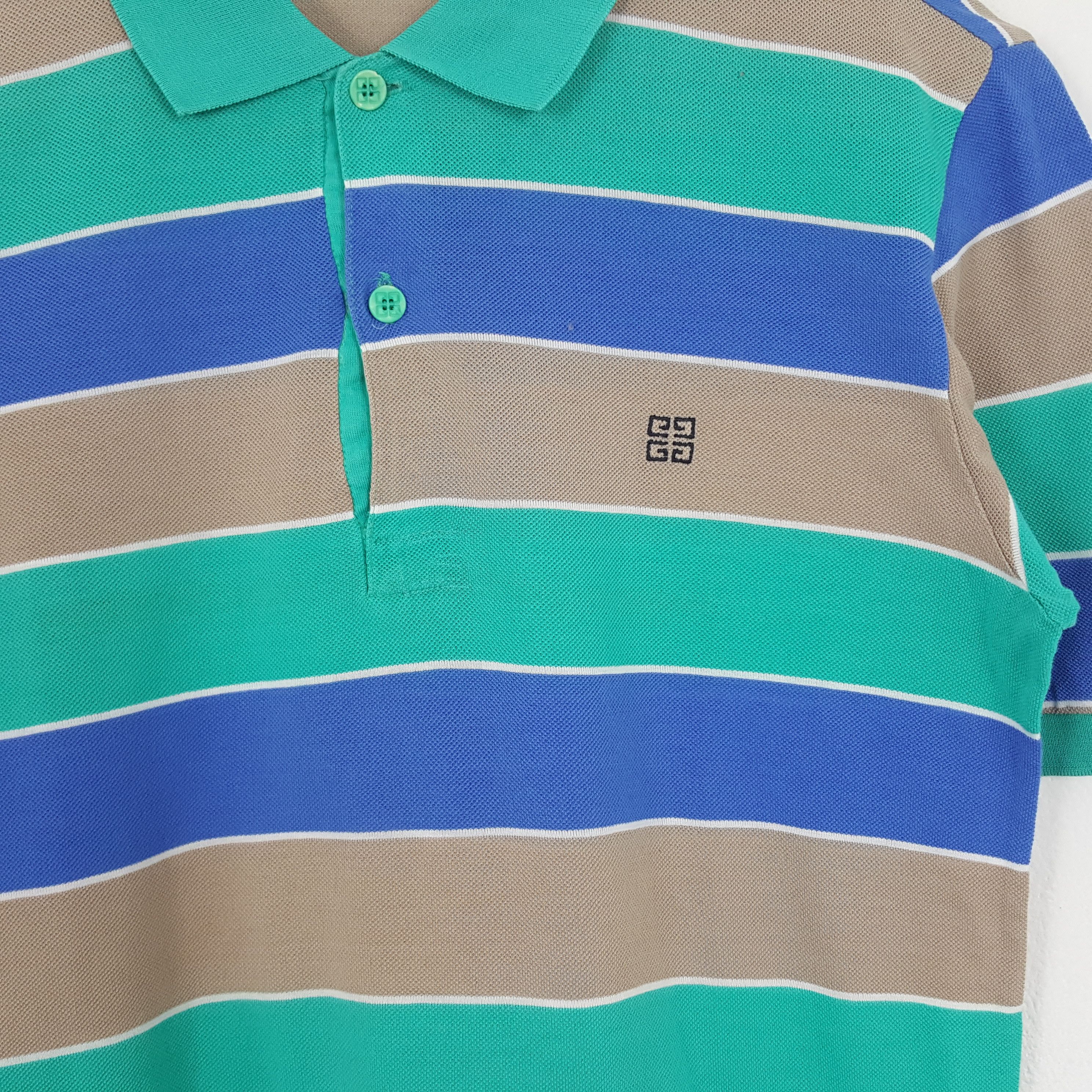 Givenchy × Vintage Vintge Givenchy Designer Brand Stripes Polos Size US S / EU 44-46 / 1 - 2 Thumbnail