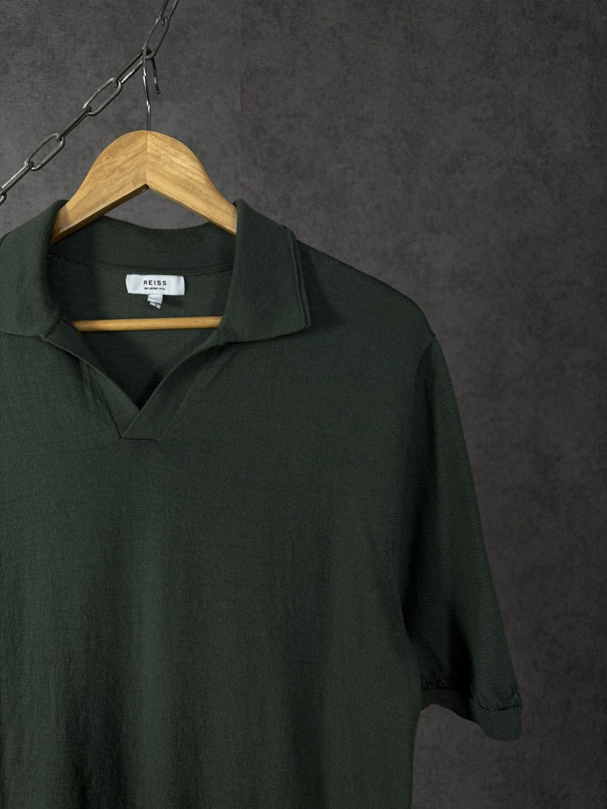 Designer × Reiss Reiss designer merino wool polo tee Size US L / EU 52-54 / 3 - 2 Thumbnail