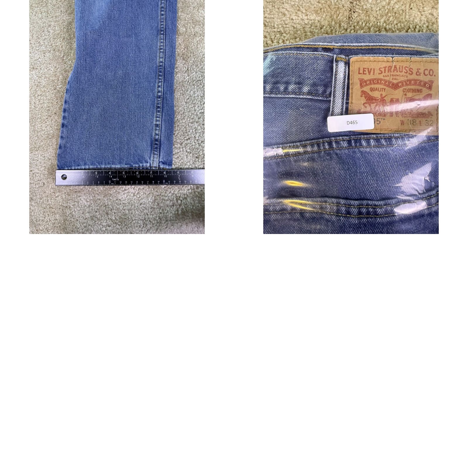 Levi's VINTAGE Levi's 505 Jeans Men's Regular Straight Fit Blue Medium Wash 38x30 Y2K Size US 38 / EU 54 - 9 Thumbnail