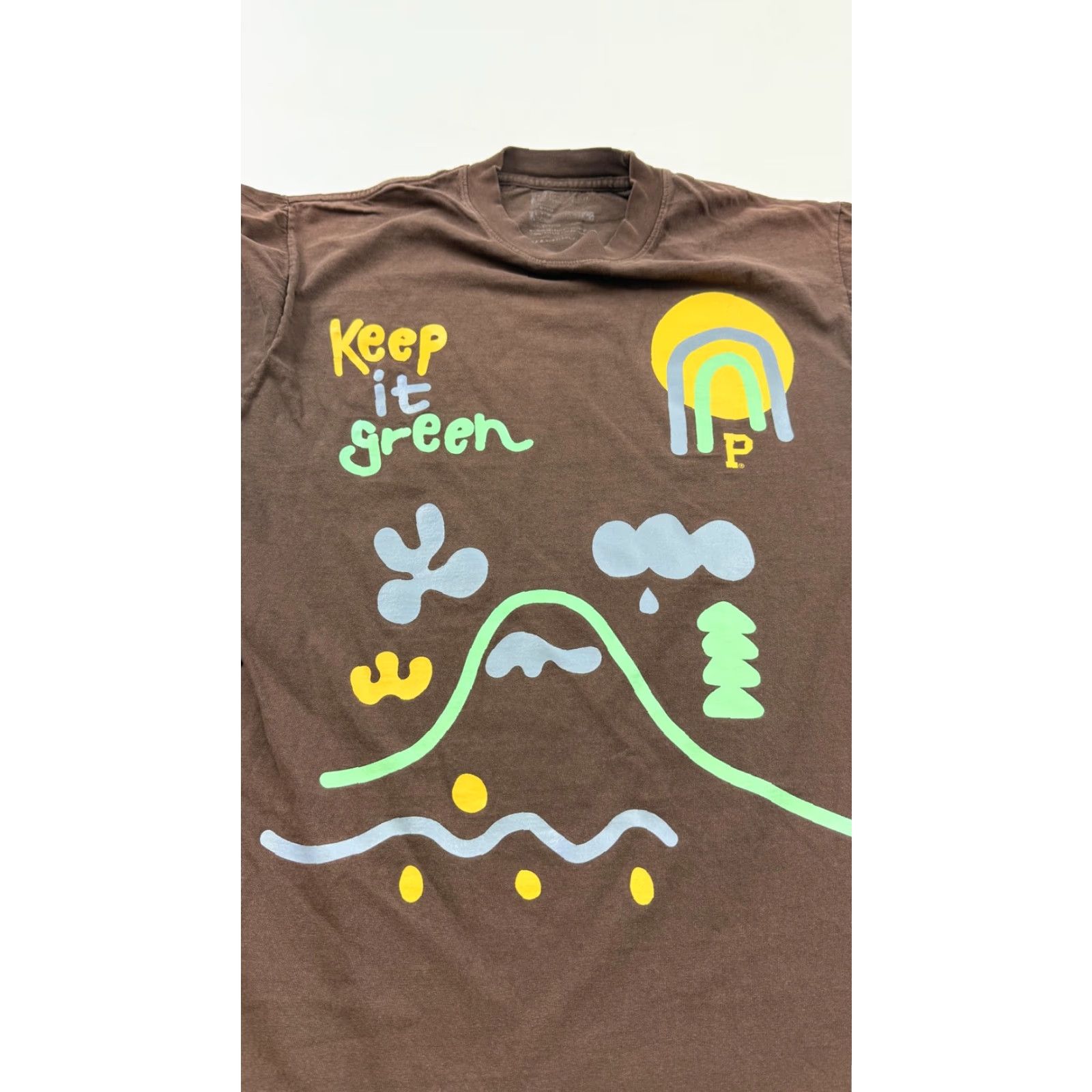 Vintage VINTAGE Portland Gear Shirt Mens Small Brown Graphic Tee Environmental Keep It Green Size US S / EU 44-46 / 1 - 3 Thumbnail