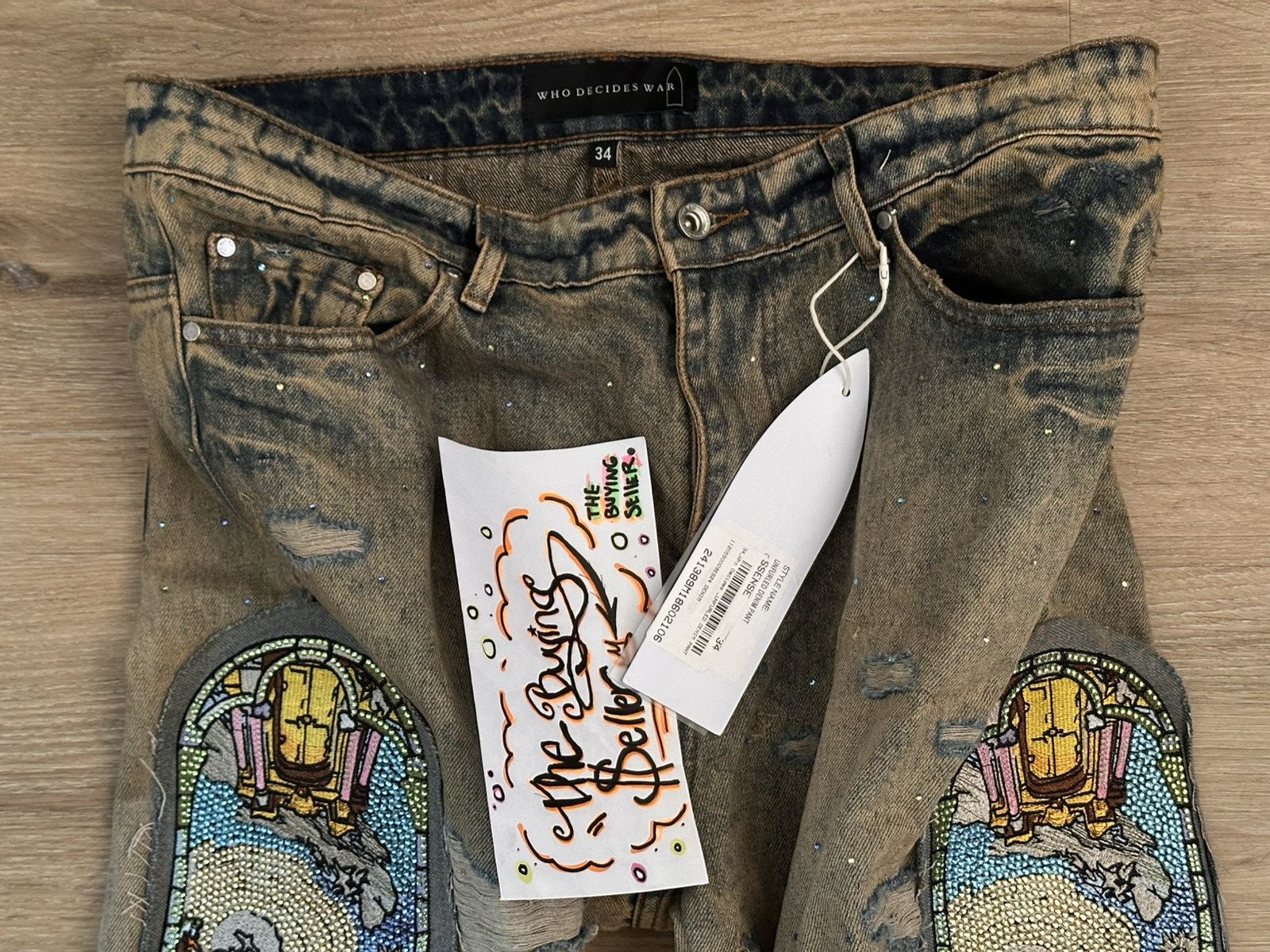 Who Decides War Who Decides War Crystal Denim Size US 34 / EU 50 - 4 Thumbnail