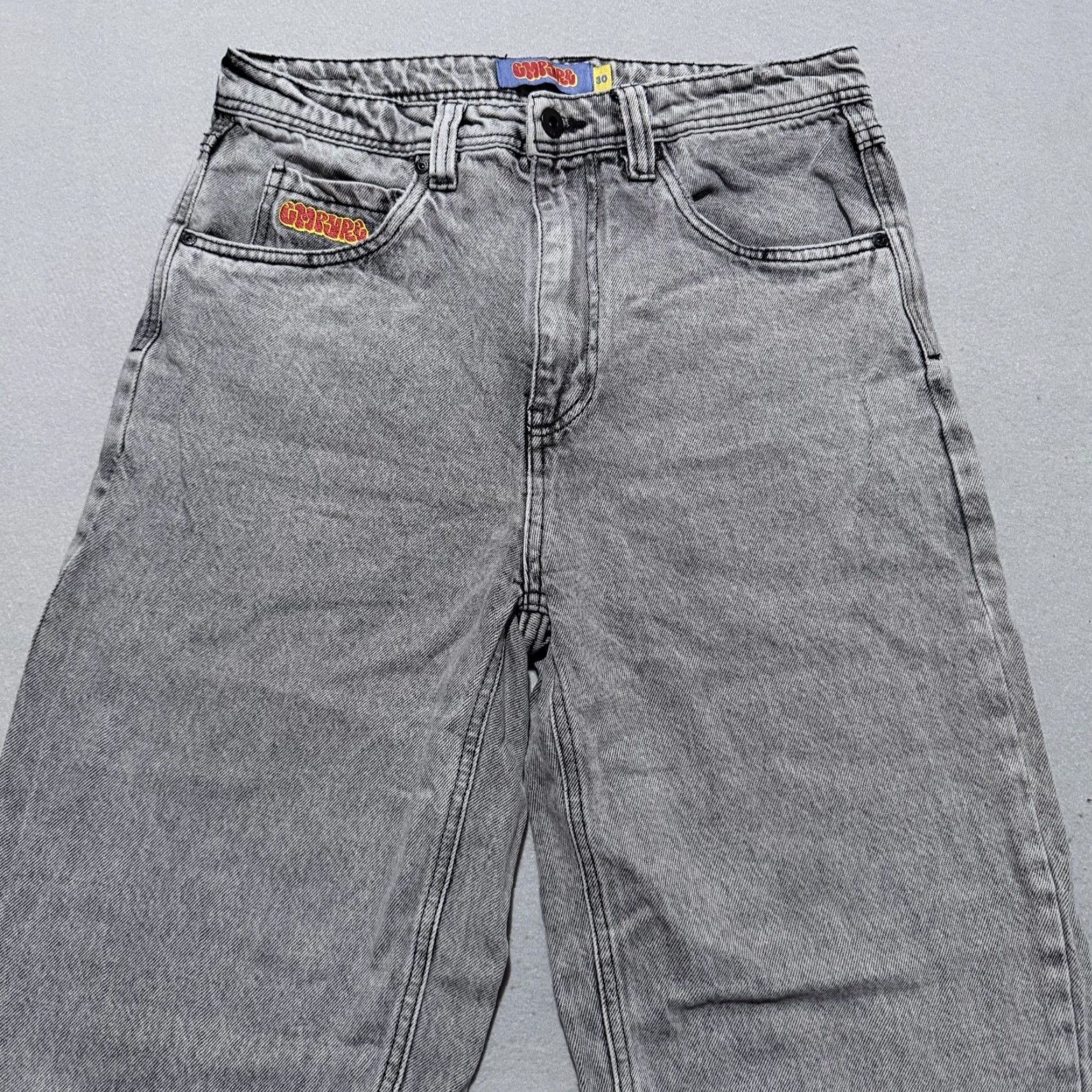 Empyre Empyre Jeans Men Gray Denim Mid-Rise Straight Relaxed Fit - 30 Men’s Jeans Gray Mid-Rise Straight Relaxed Fit 30 Size US 30 / EU 46 - 3 Thumbnail
