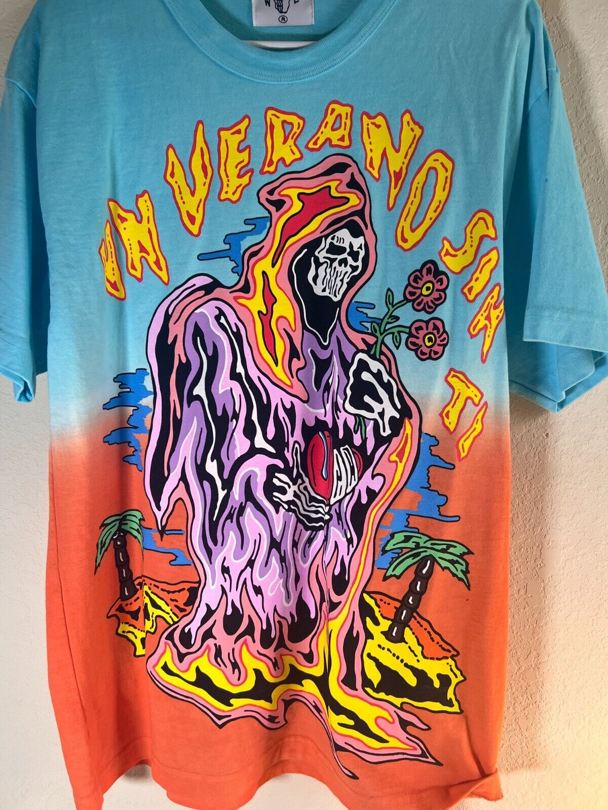Warren Lotas Warren Lotas x Bad Bunny - Un Verano Sin Ti Ombre T-Shirt Size US M / EU 48-50 / 2 - 3 Thumbnail