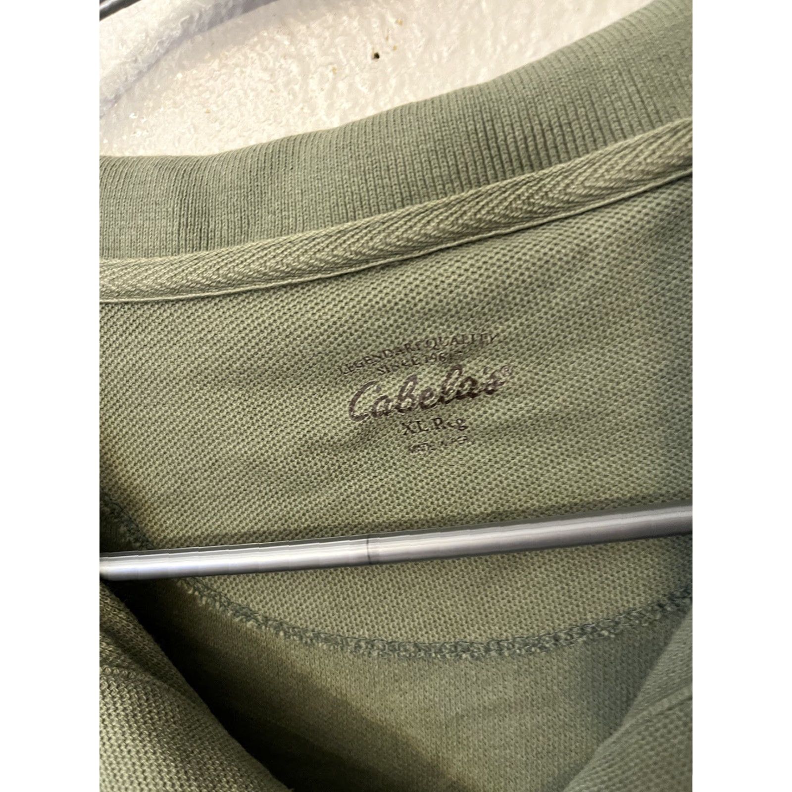 Vintage Cabela's Polo Shirt Mens XL Green Performance Golf Short Sleeve Outdoor Shirt Size US XL / EU 56 / 4 - 2 Thumbnail